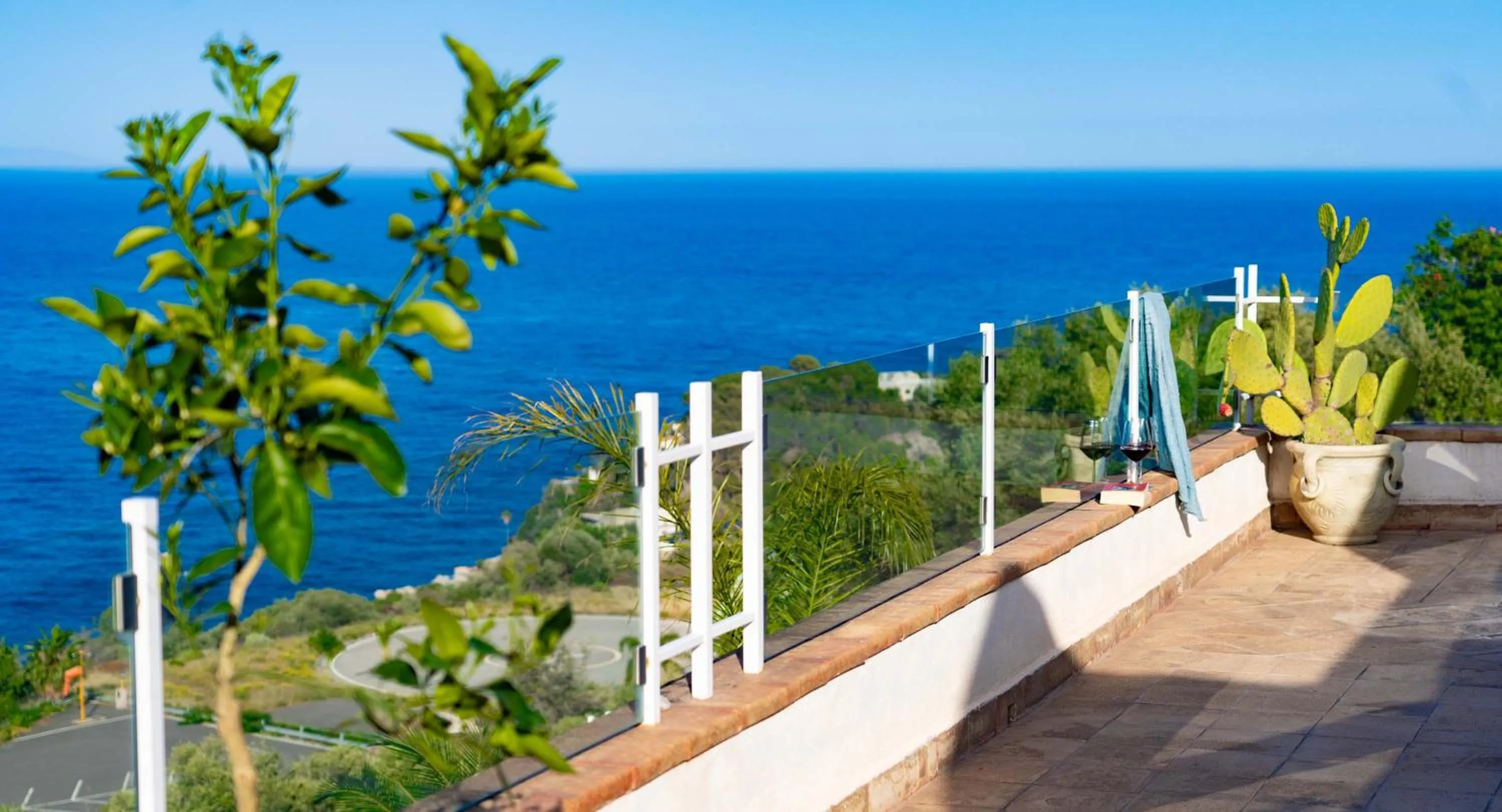 View (from property/room) in Villa Zagara Garden Spectacular Sea View in Taormina