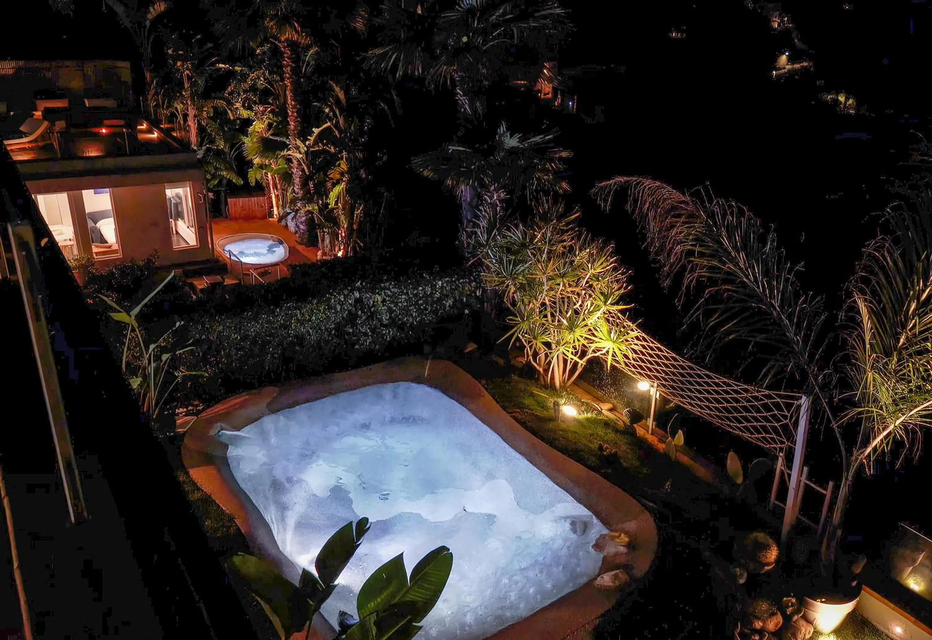 Hot Tub in Villa Zagara Garden Spectacular Sea View in Taormina