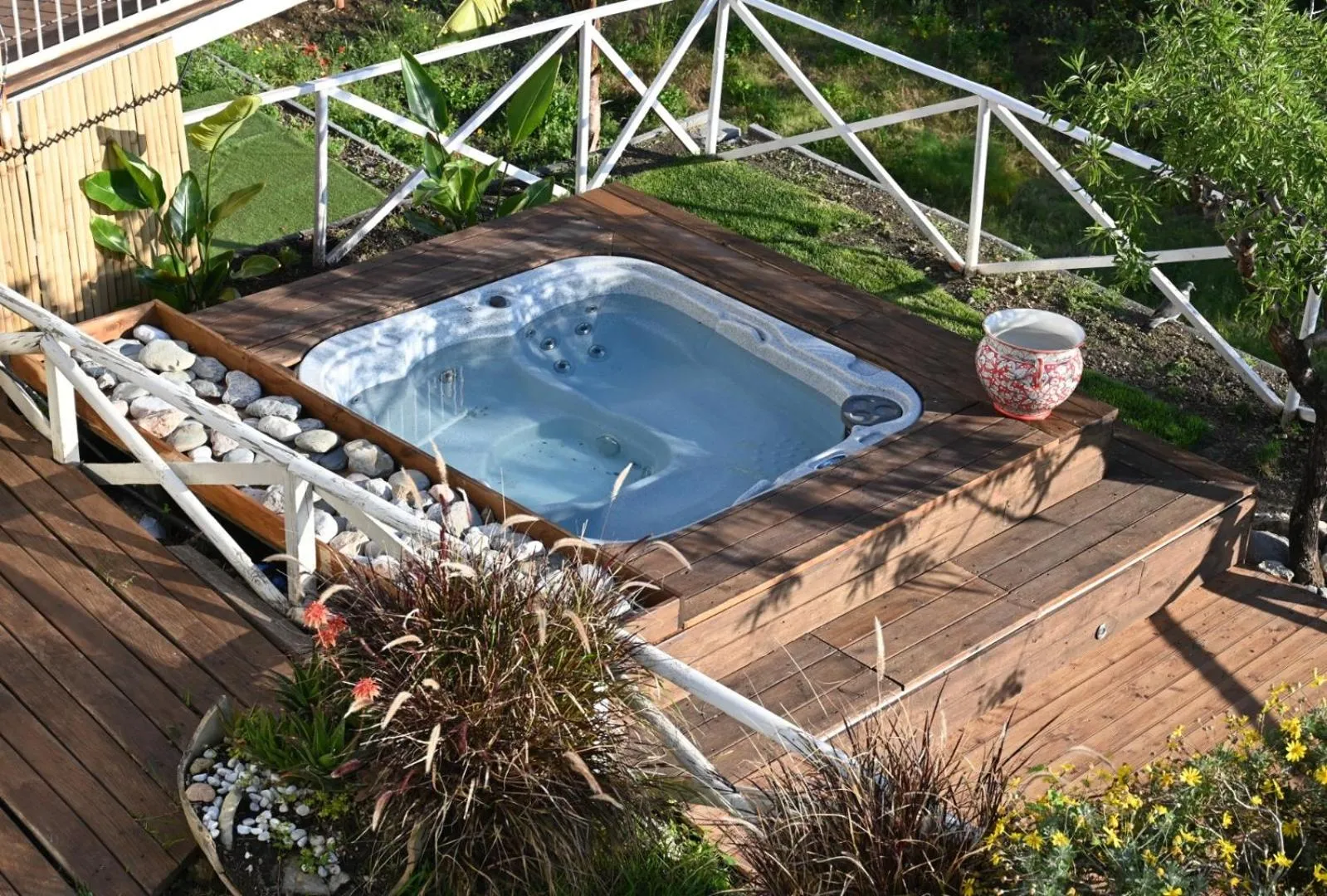 Garden in Villa Zagara Garden Spectacular Sea View in Taormina