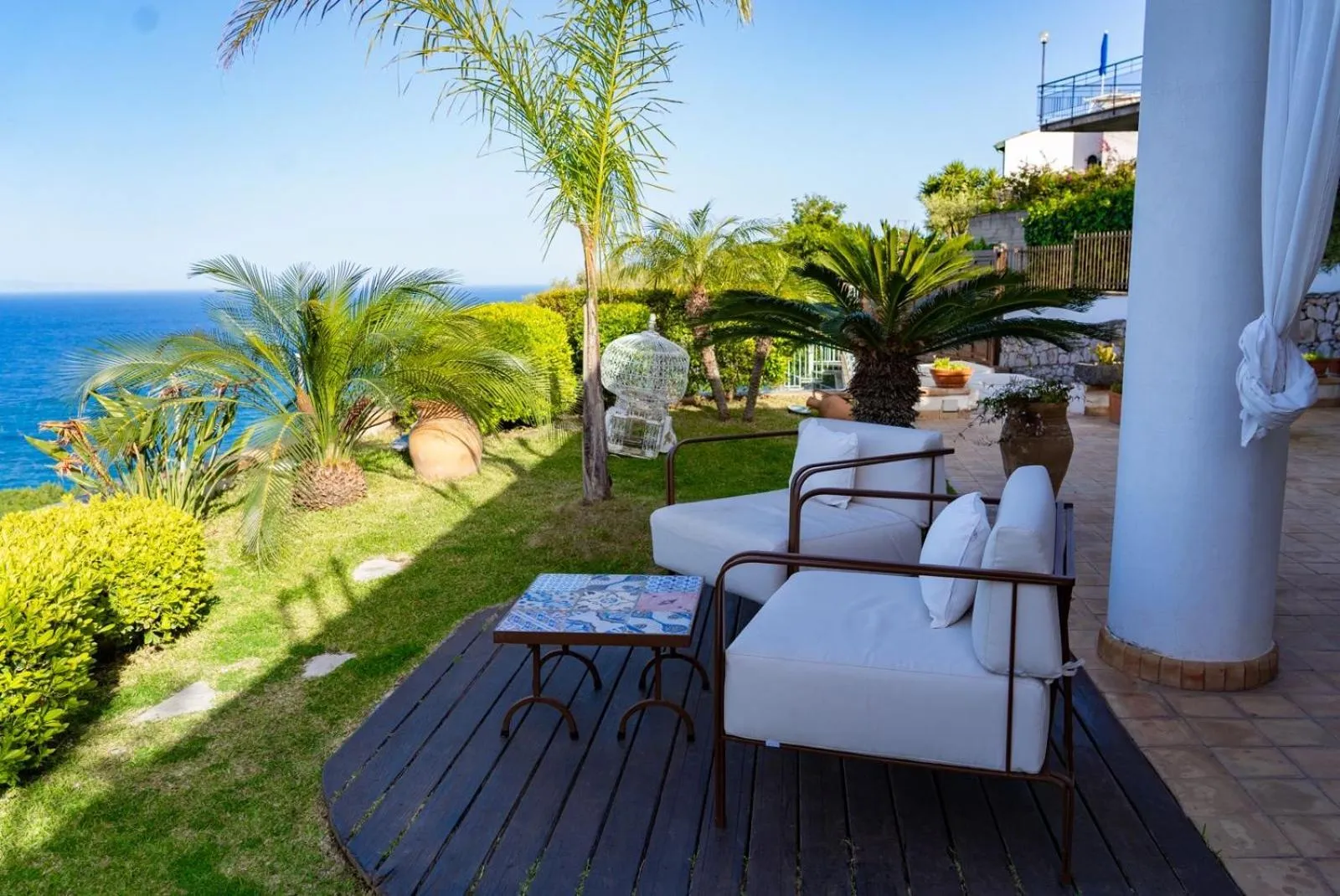 Garden in Villa Zagara Garden Spectacular Sea View in Taormina