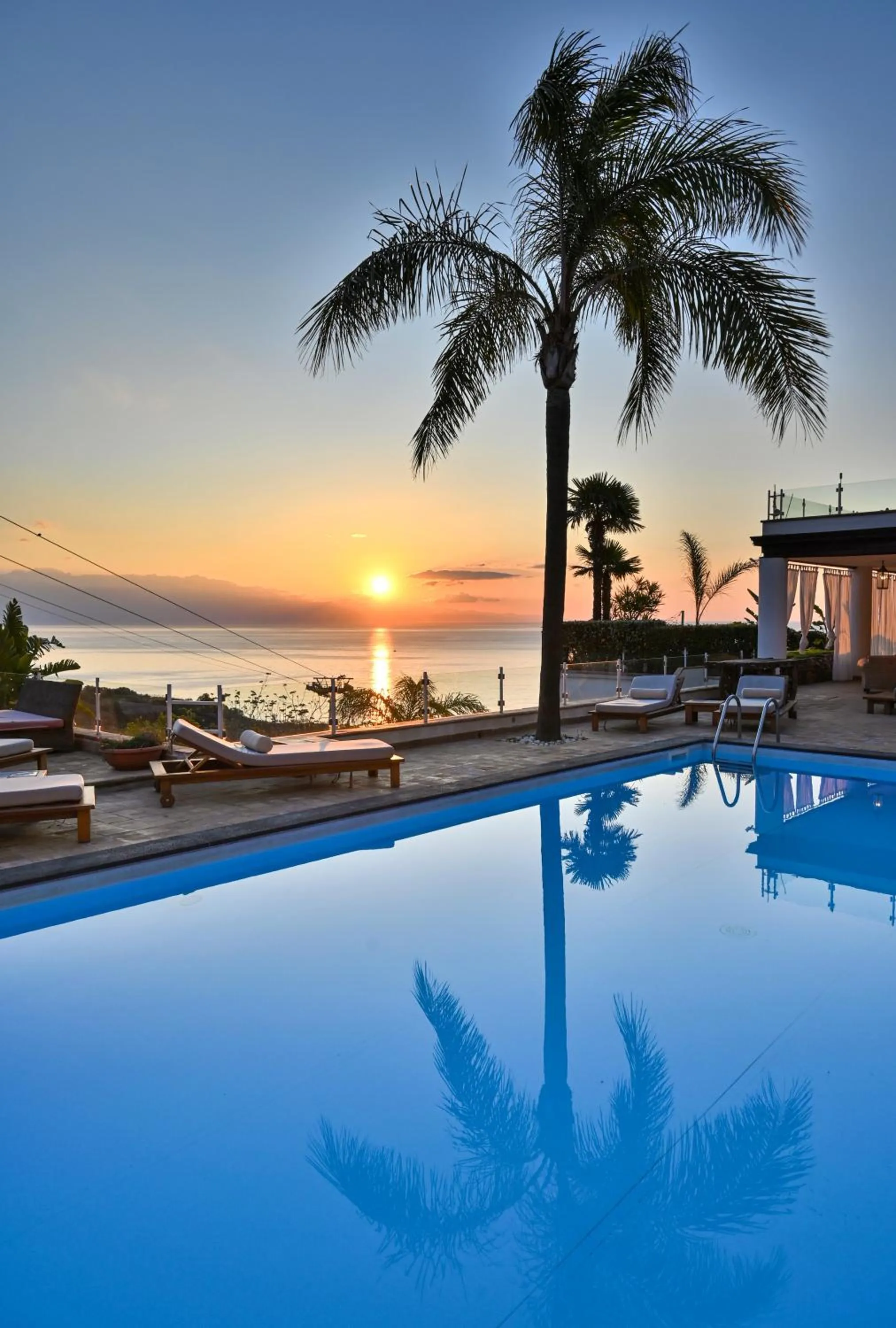 Pool view in Villa Zagara Garden Spectacular Sea View in Taormina