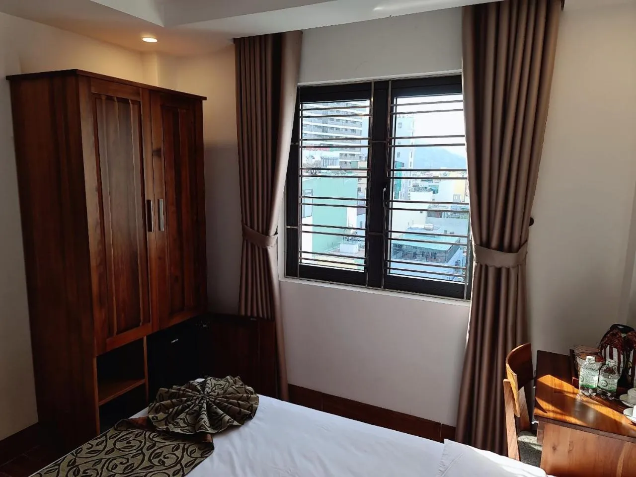 Bed in Ocean View Quy Nhon Hotel
