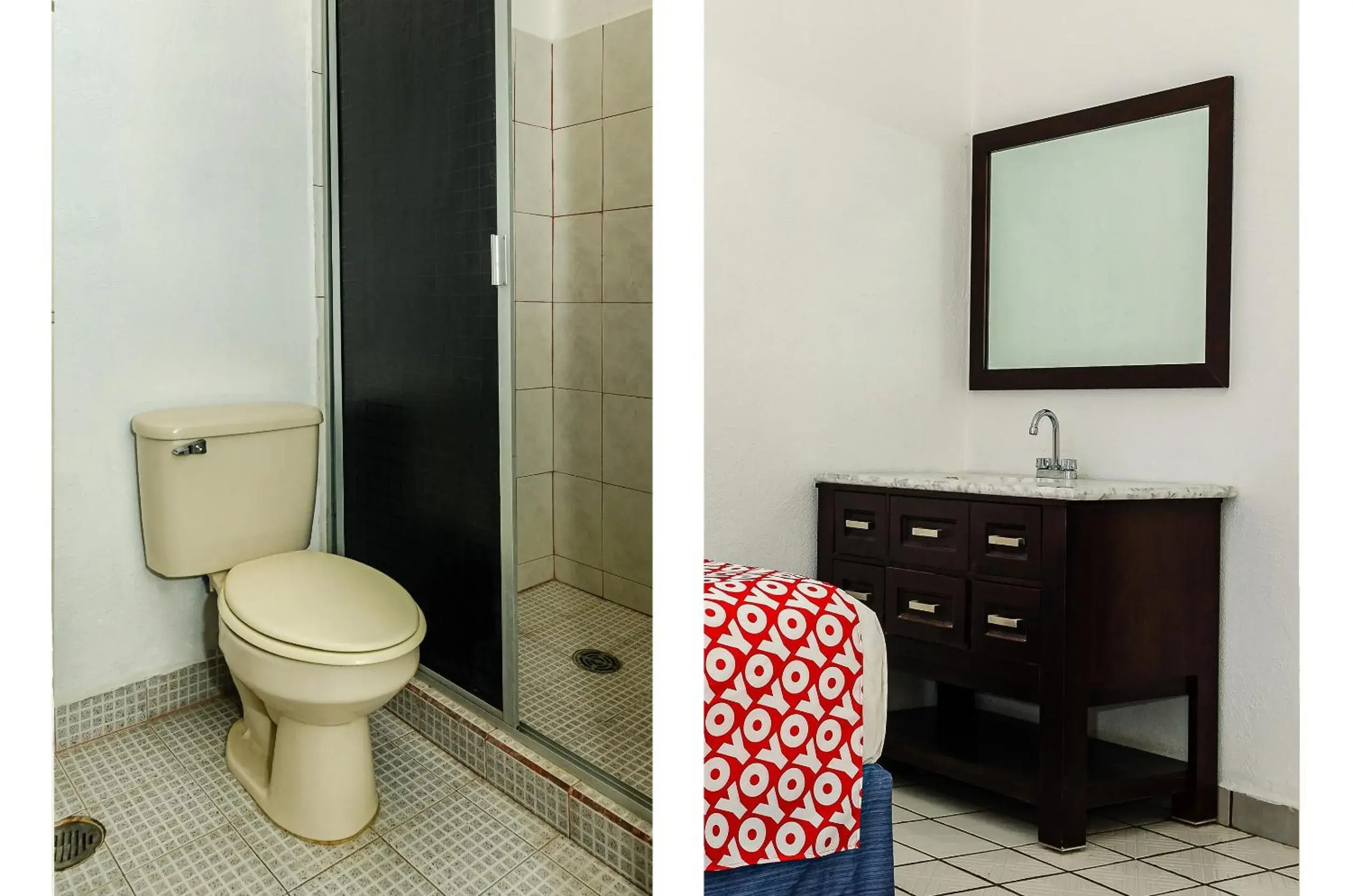 Bathroom in OYO Hotel Cabo Del Sur, Cabo San Lucas Bathroom in OYO Hotel Cabo Del Sur, Cabo San Lucas