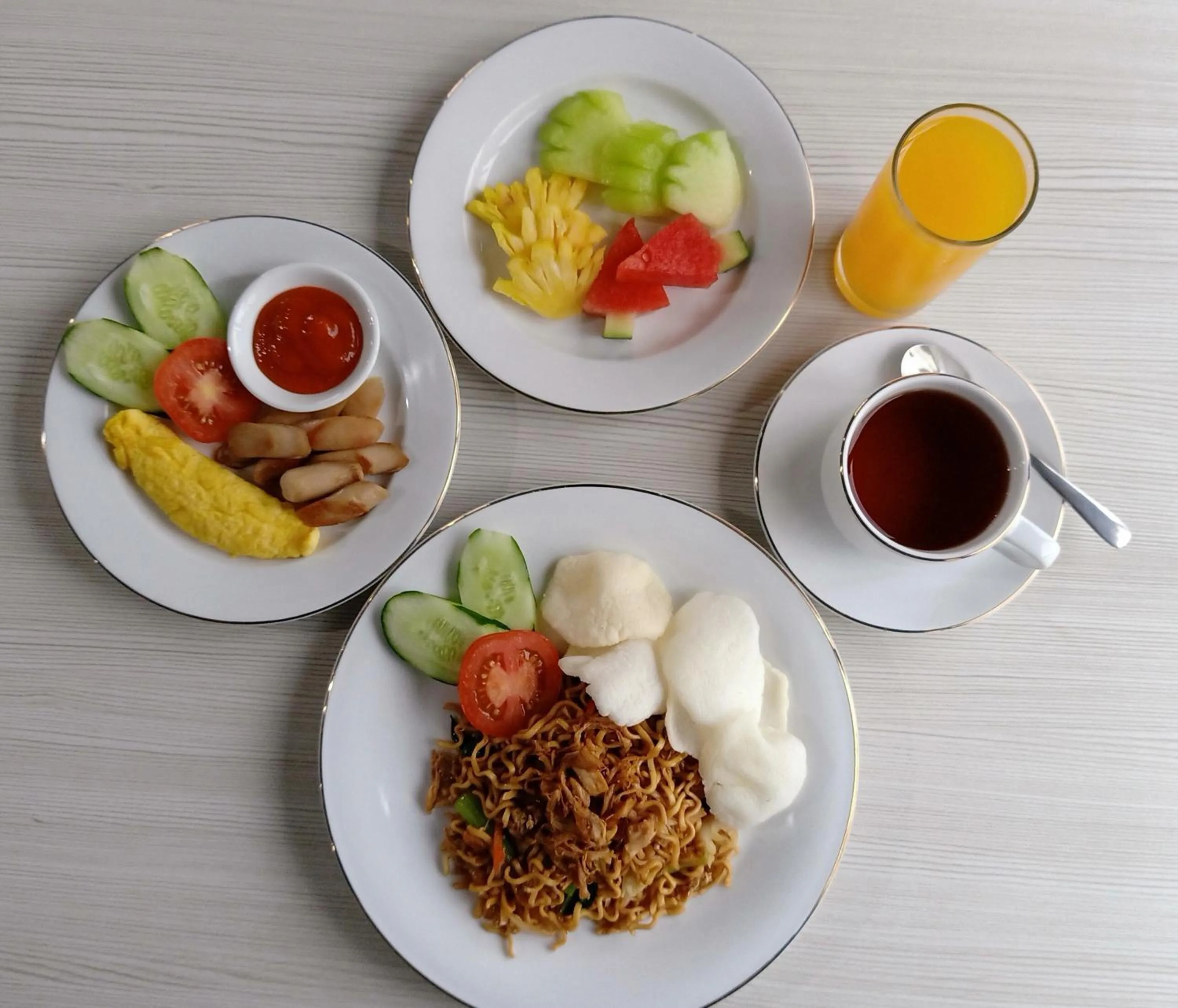 Breakfast in Asoka Resort Banten