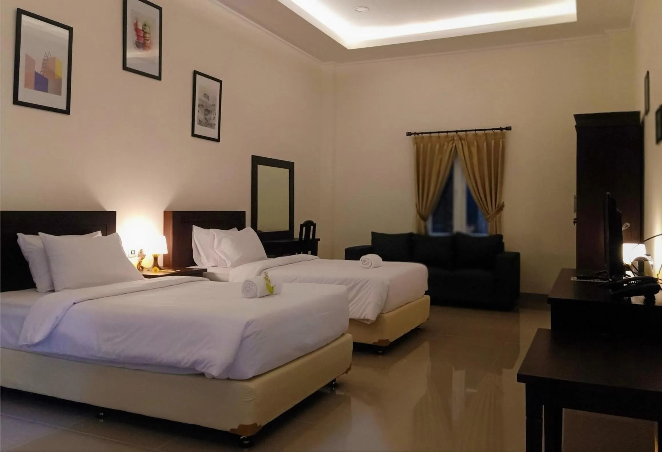 Bed in Asoka Resort Banten