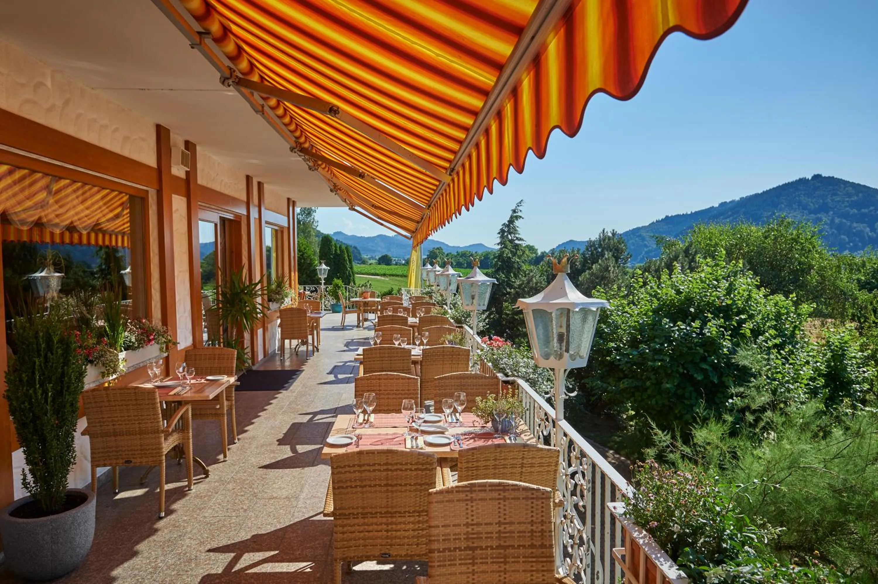 Balcony/Terrace in Silberkönig Schwarzwald Hotel & Restaurant Ringhotel