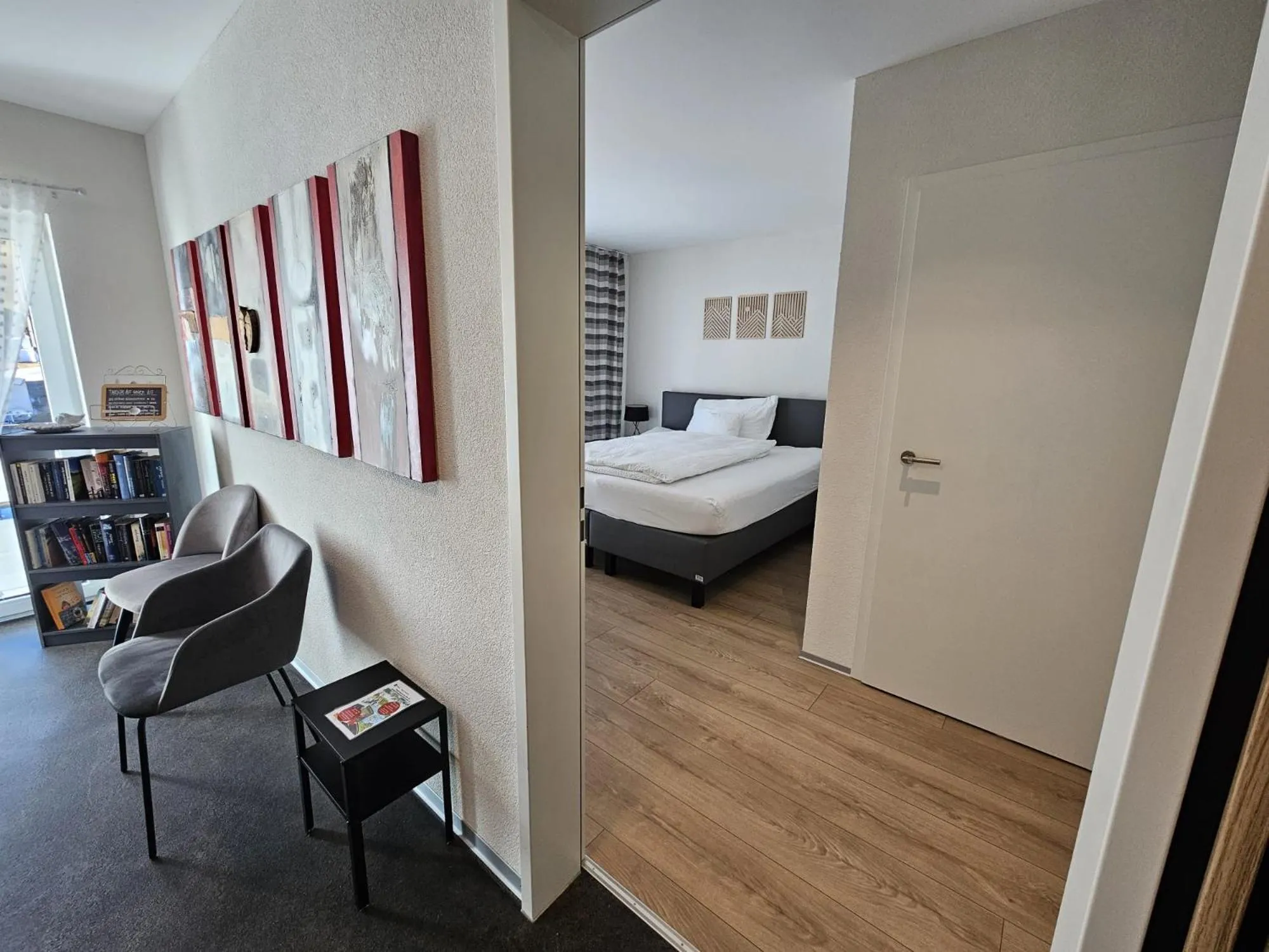 Photo of the whole room, Bed in Pension fein & sein