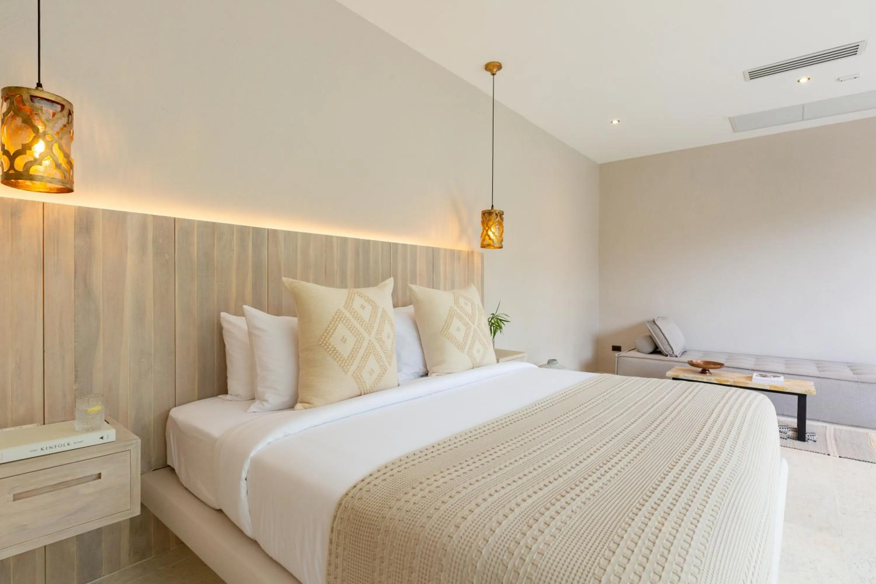 Bed in Cielo Boutique Hotel & Spa Samui