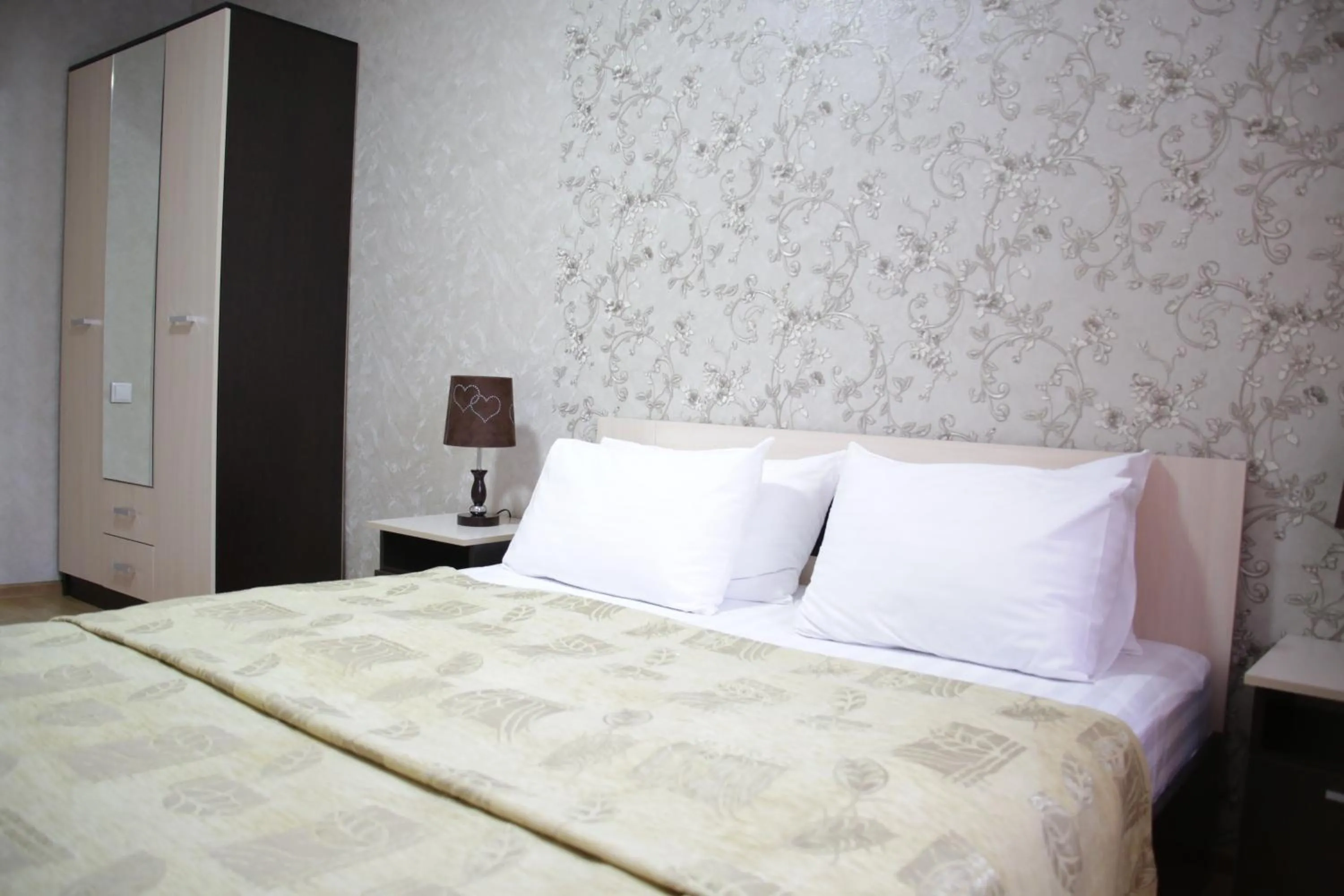 Bed in City Hotel