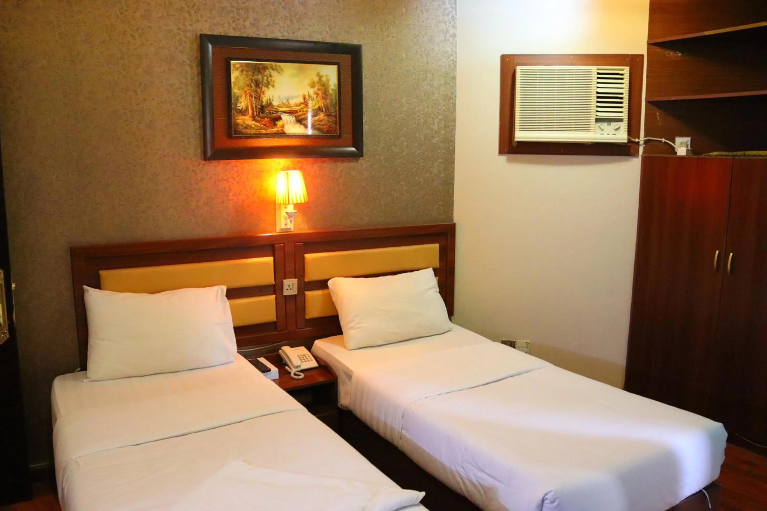 Bed in Downtown Hotel