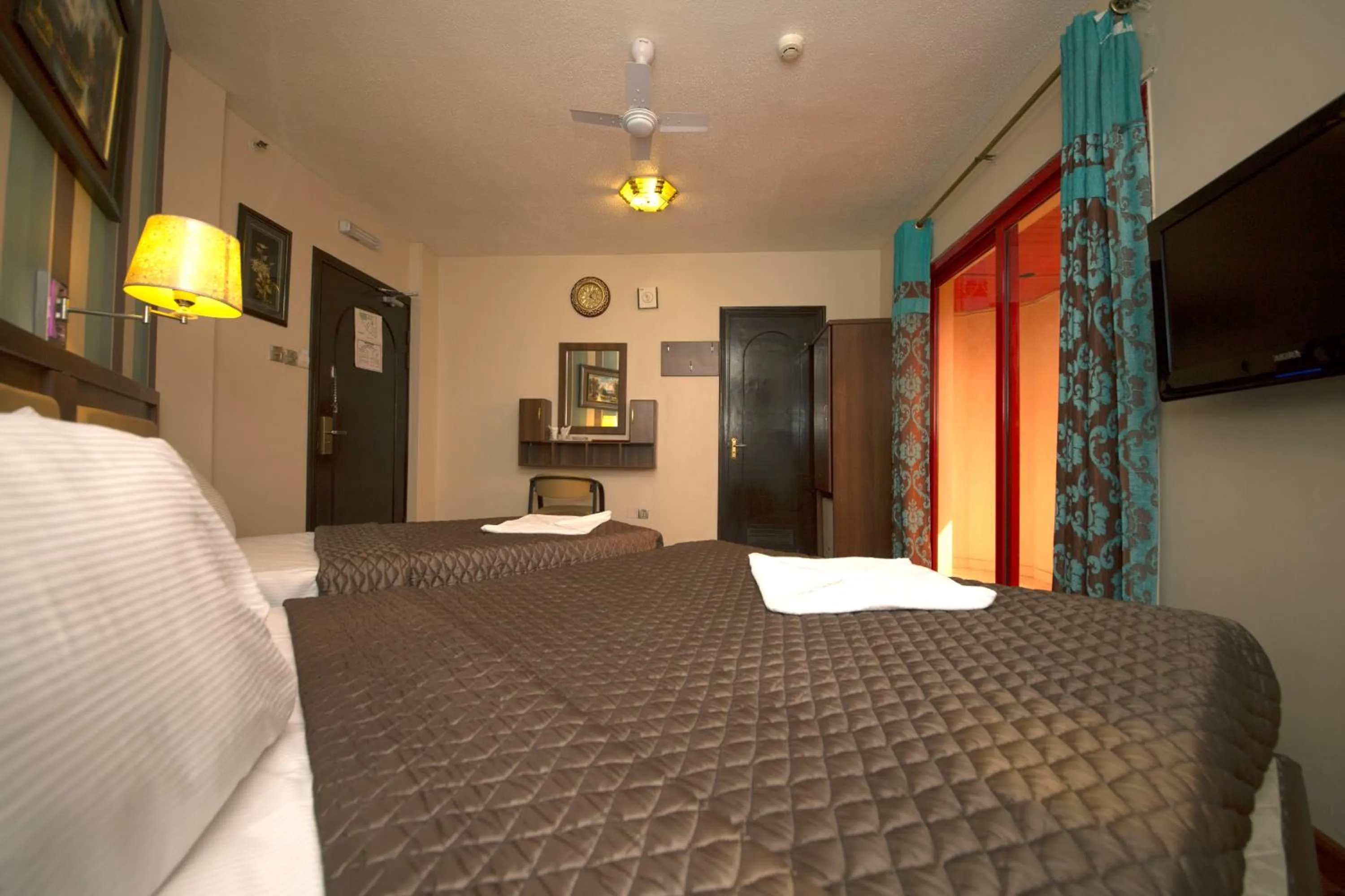 Bed in Downtown Hotel