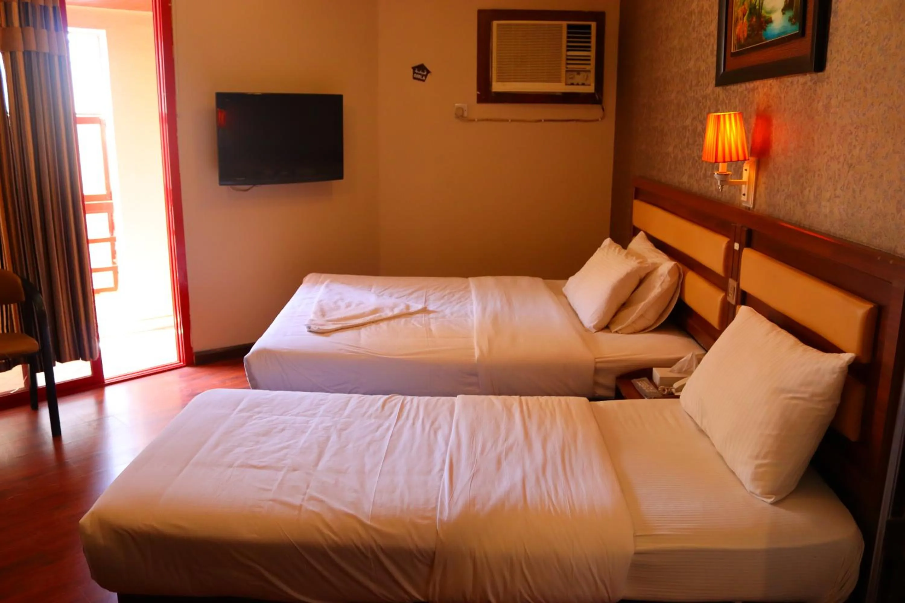 Bed in Downtown Hotel