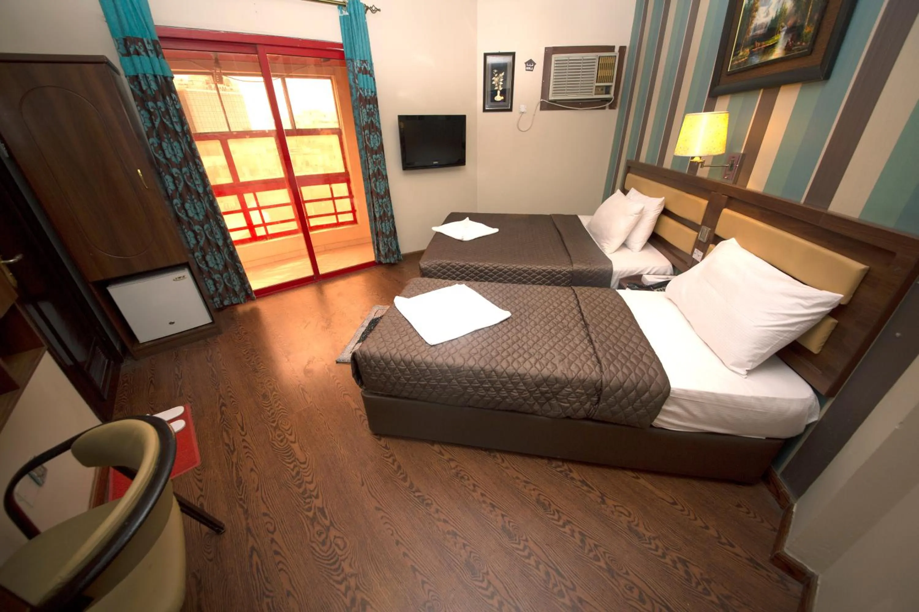 Bed in Downtown Hotel