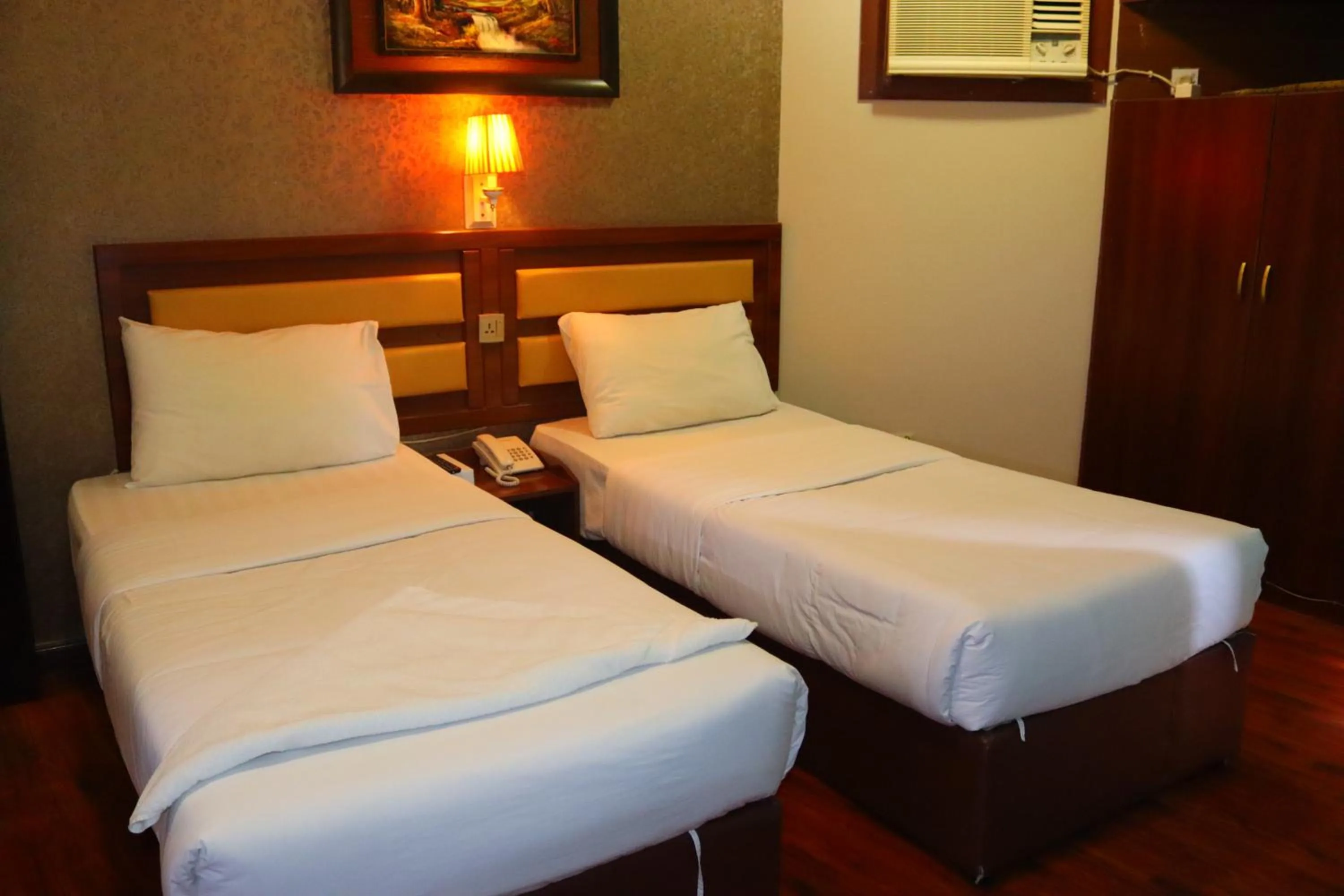 Bed in Downtown Hotel