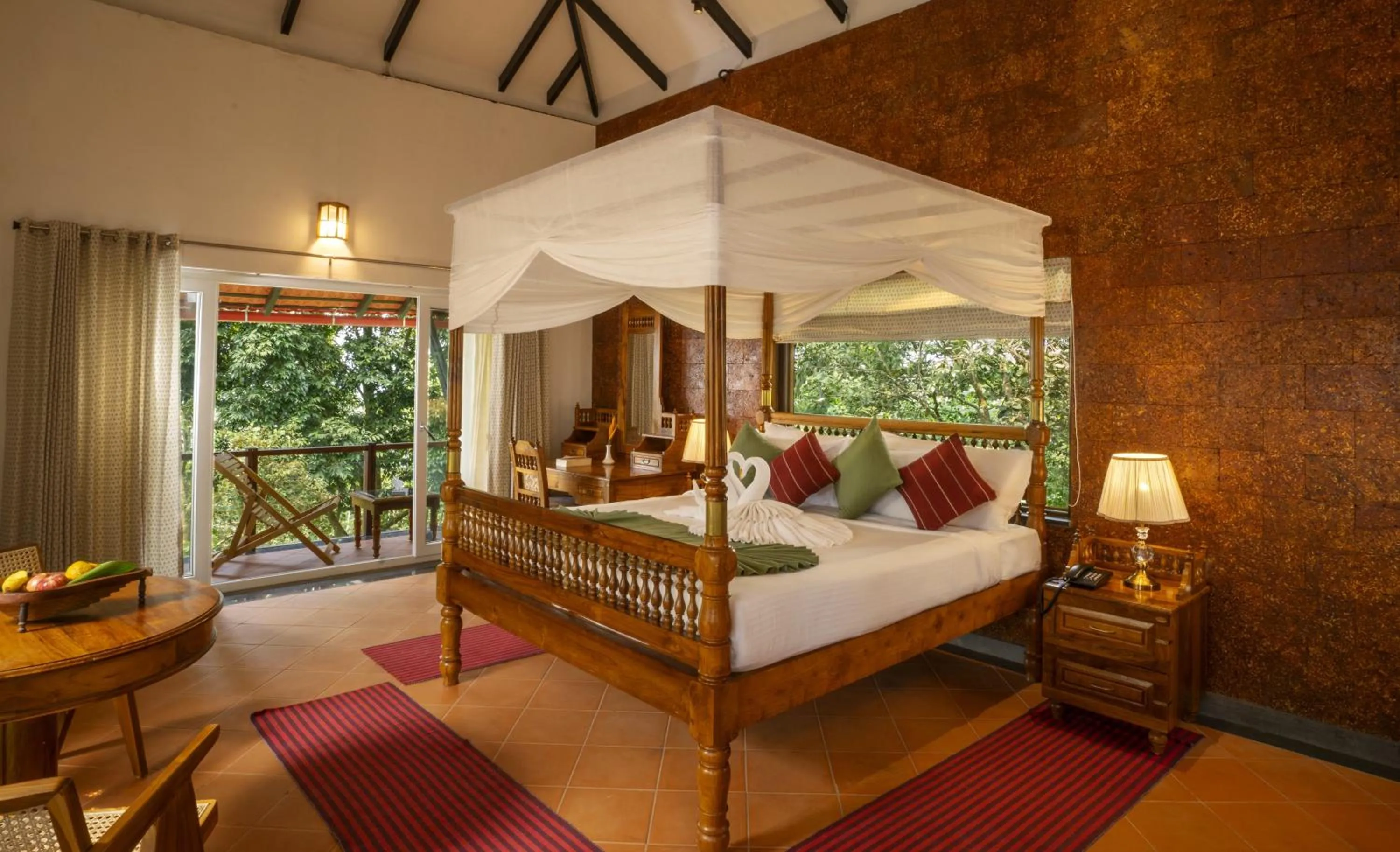 Photo of the whole room, Bed in Vythiri Mist Resort