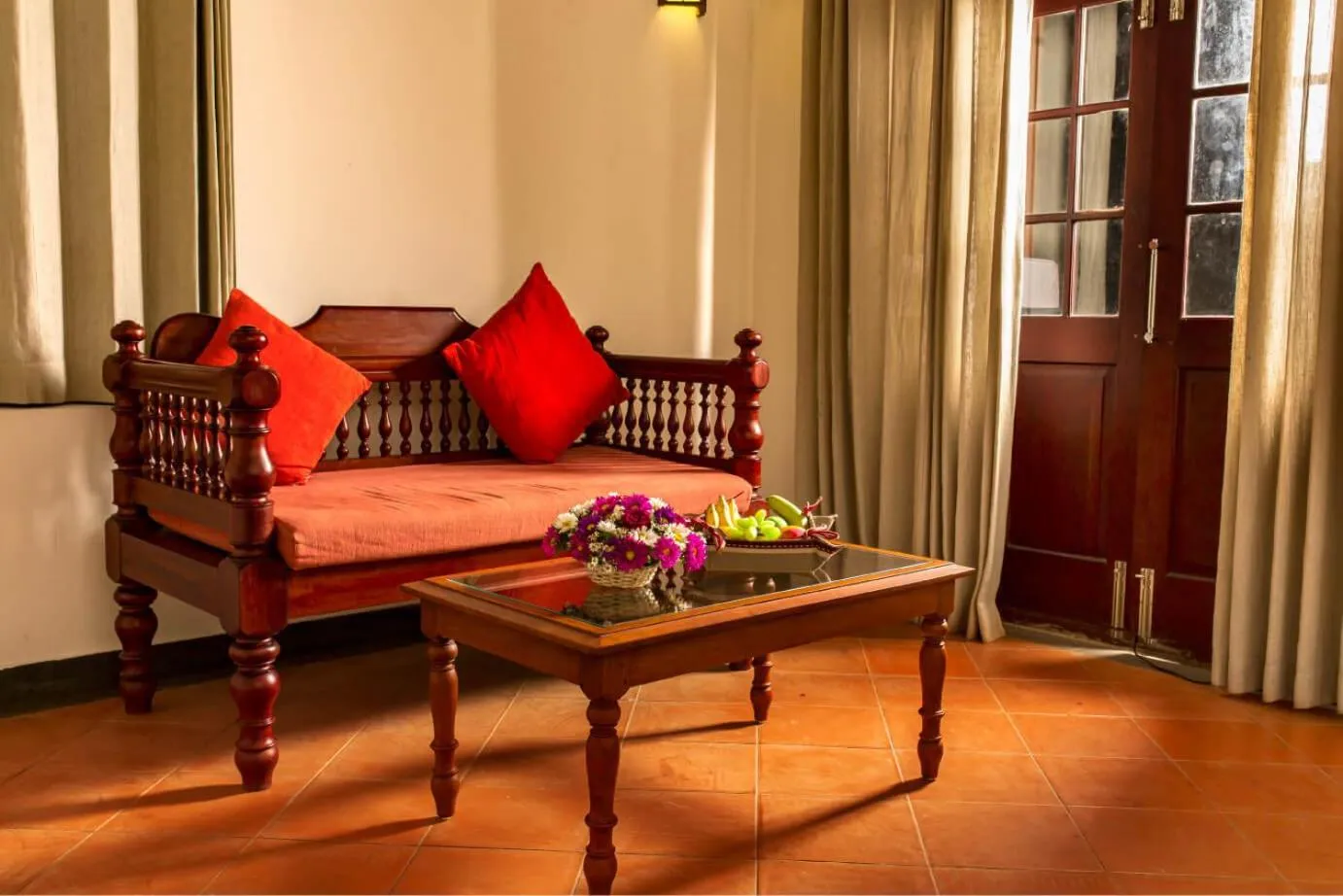 Living room in Vythiri Mist Resort