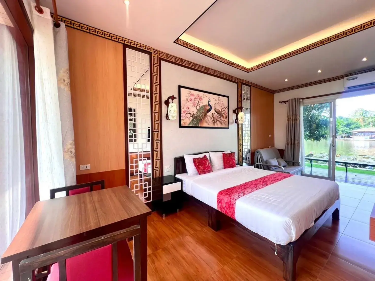 Bed in Kasem Island Resort Bed in Kasem Island Resort