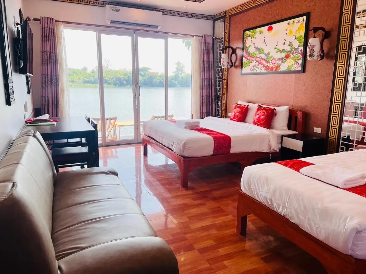 Bed in Kasem Island Resort Bed in Kasem Island Resort