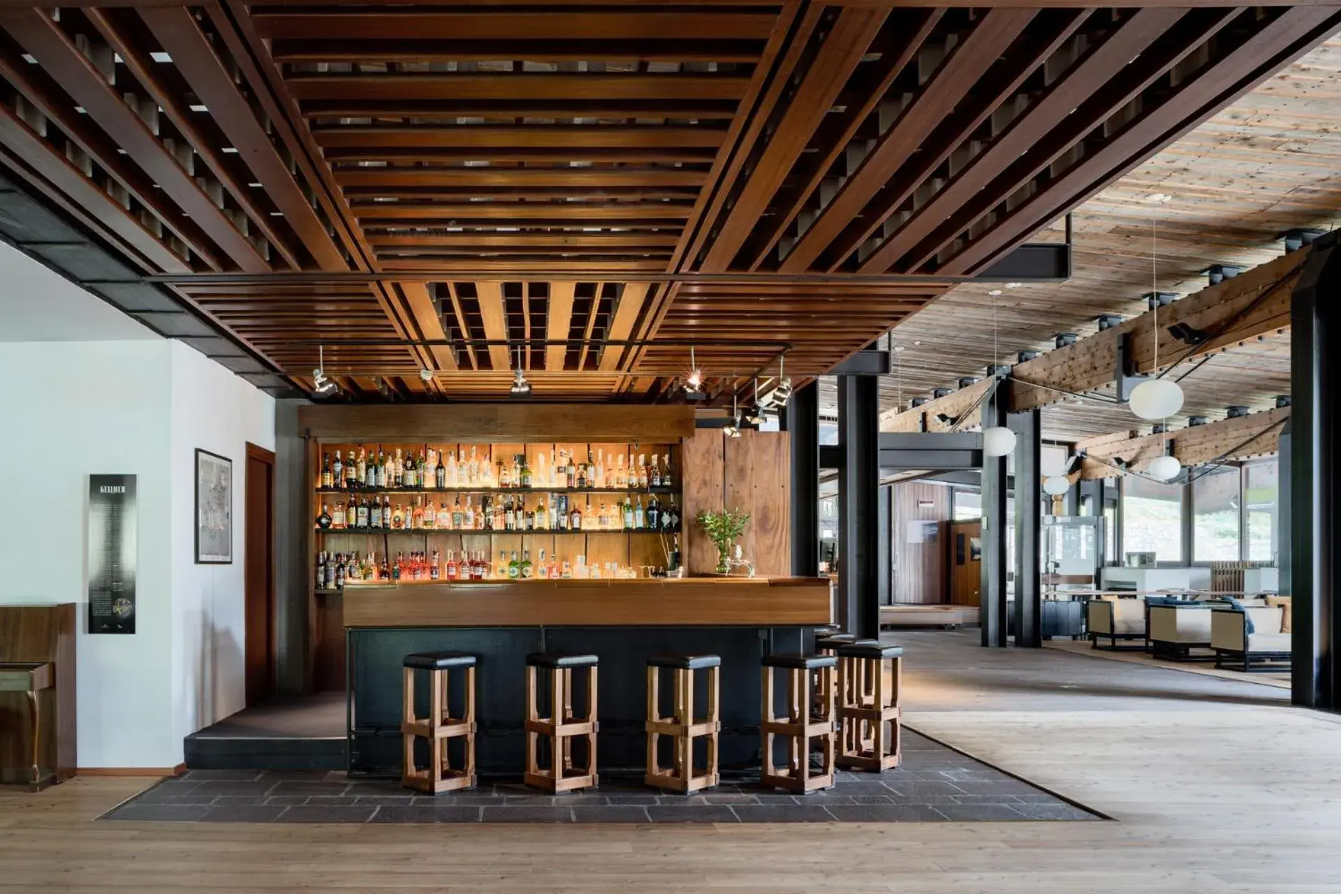 Lounge or bar in Hotel Boite Lounge or bar in Hotel Boite