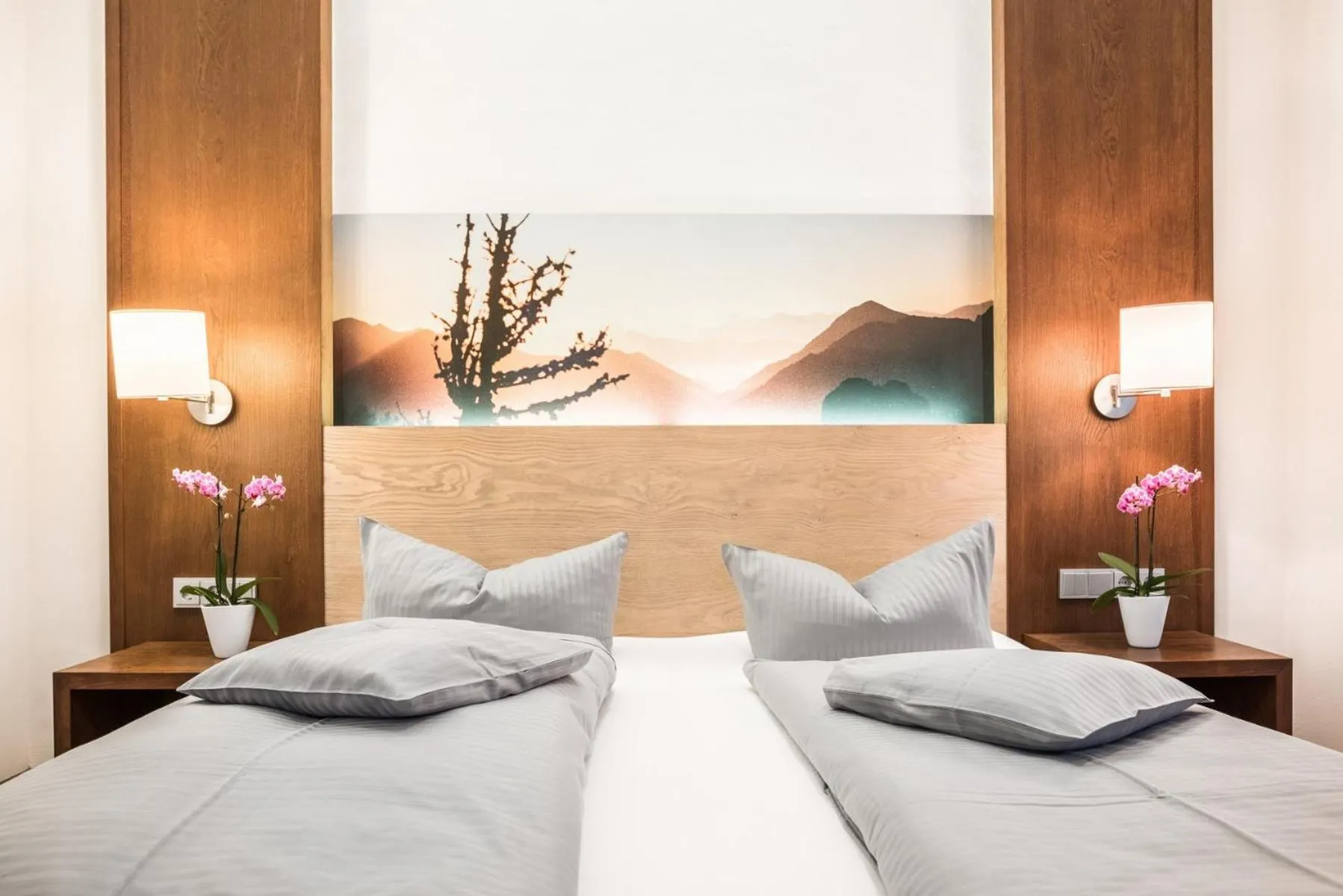 Bed in Landhotel Böld Oberammergau