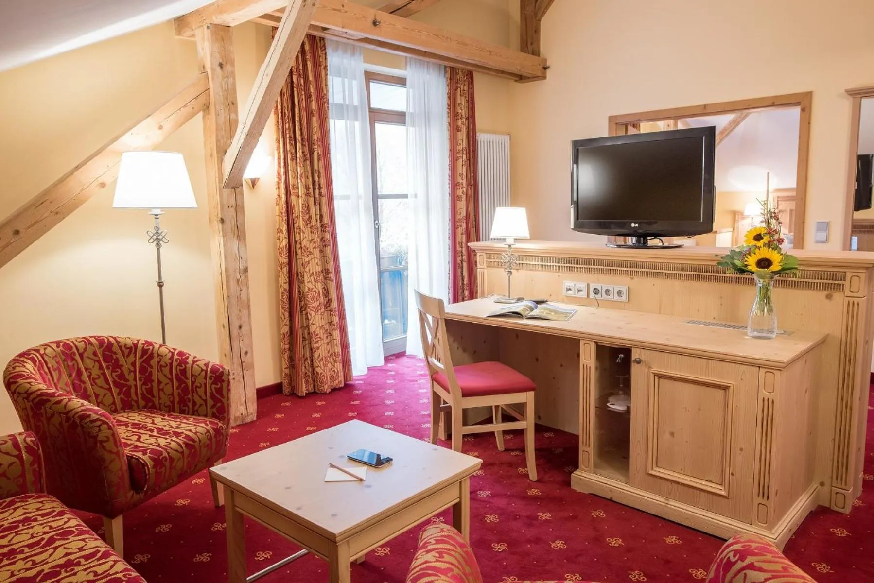 Living room in Landhotel Böld Oberammergau