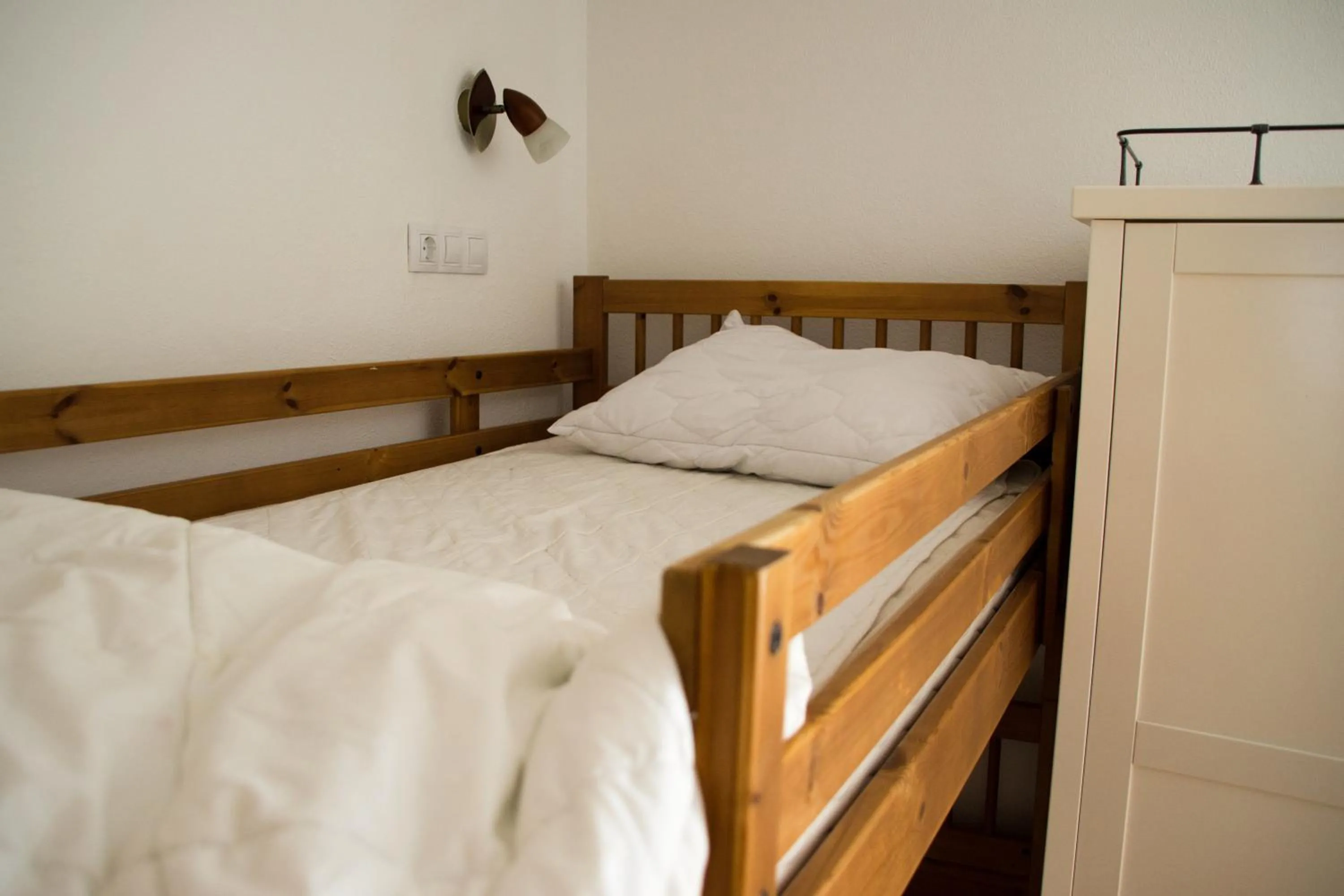 bunk bed, Bed in Travellers' Haven Hostel