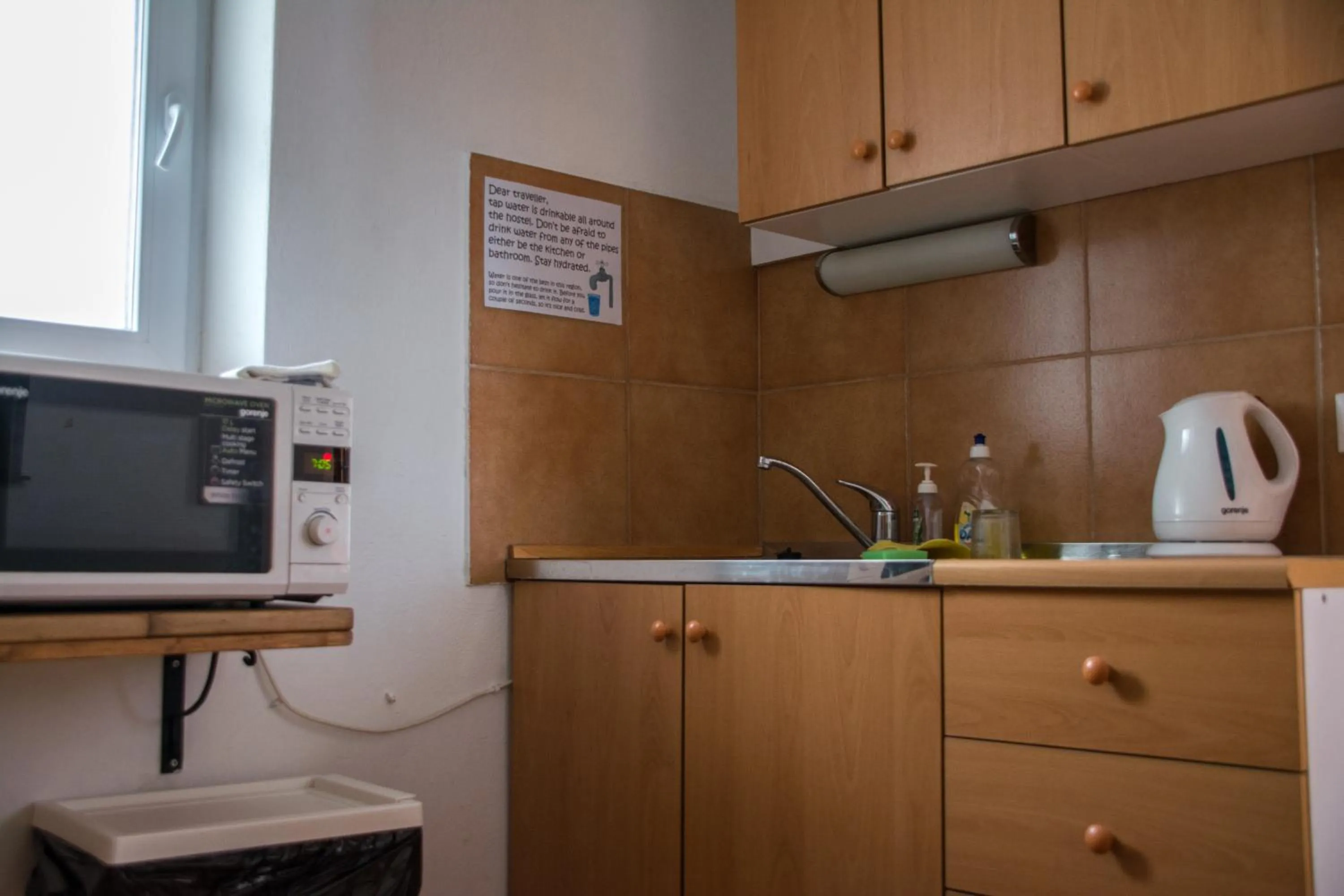 Kitchen or kitchenette in Travellers' Haven Hostel