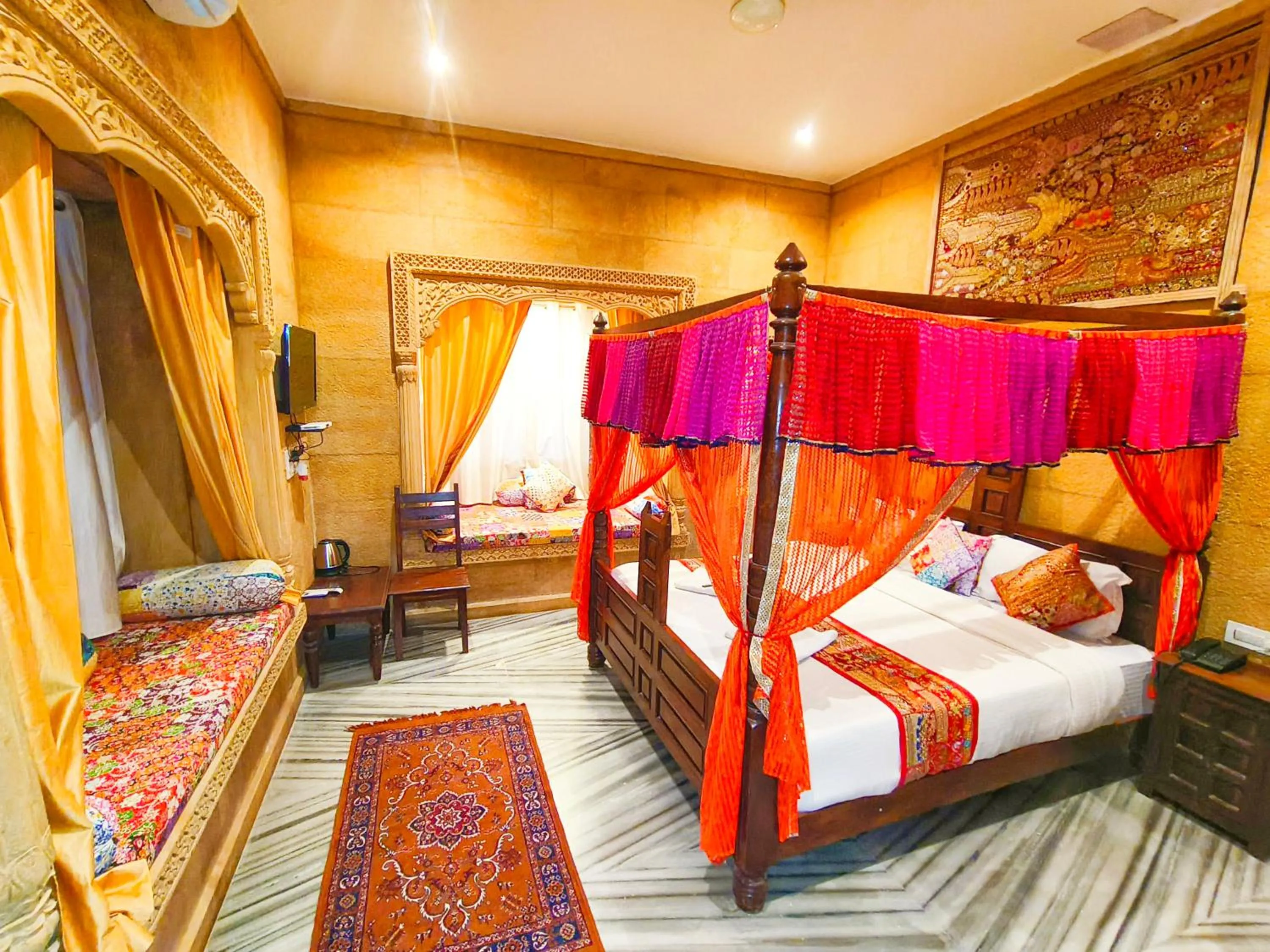 View (from property/room), Bed in Hotel Royal Heritage