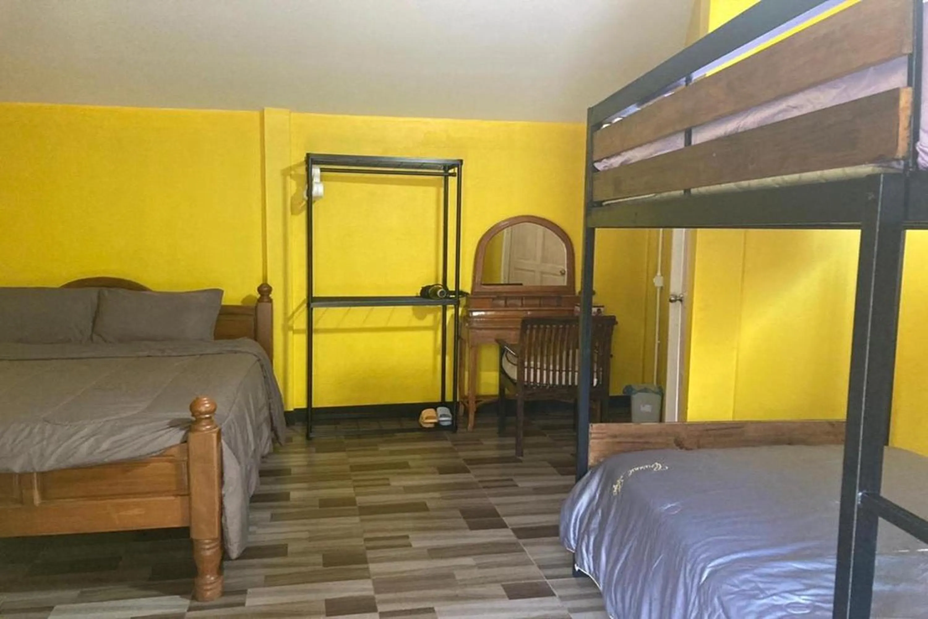 Bed in Nokkamin Home Chiang Dao