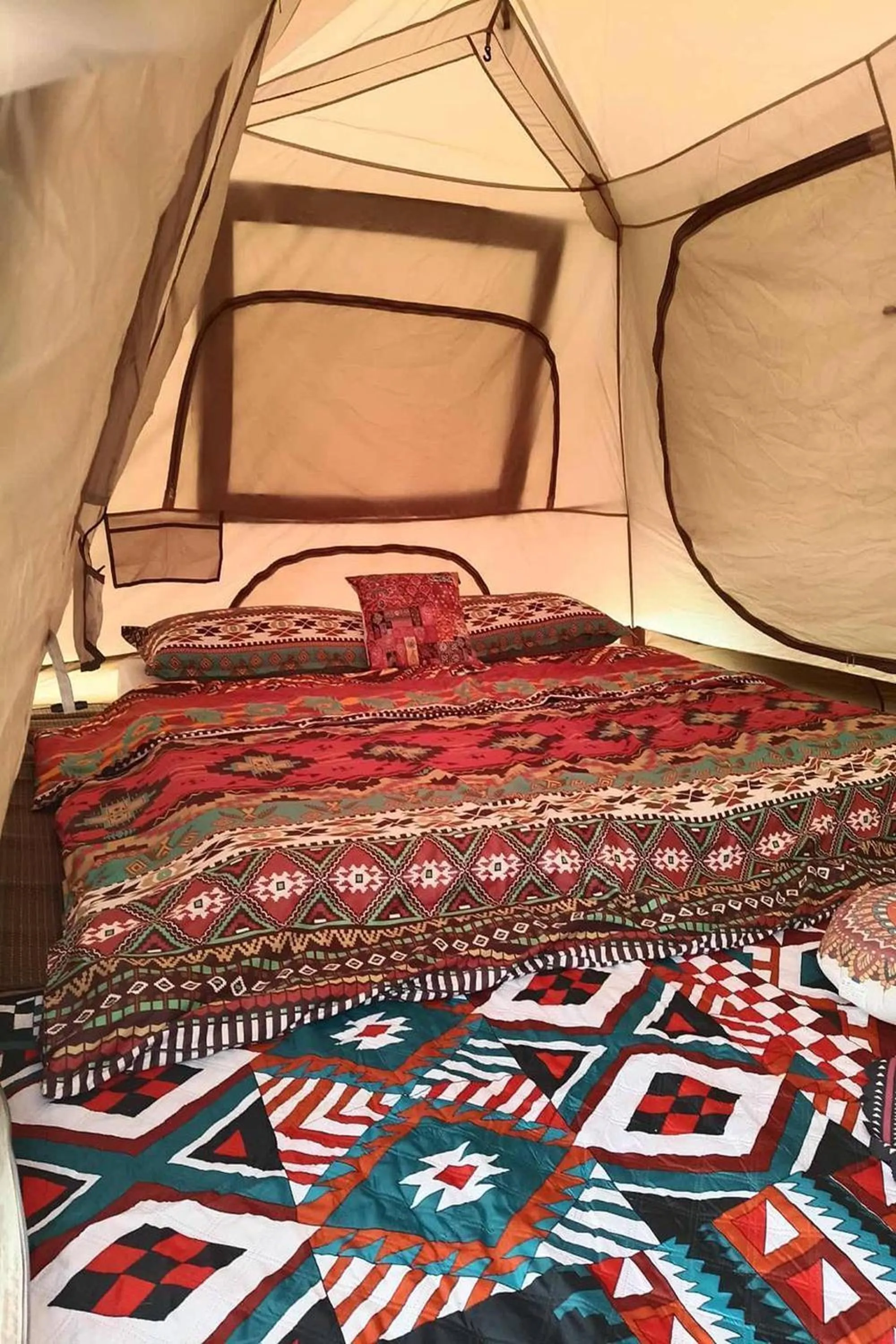 Bed in Nokkamin Home Chiang Dao