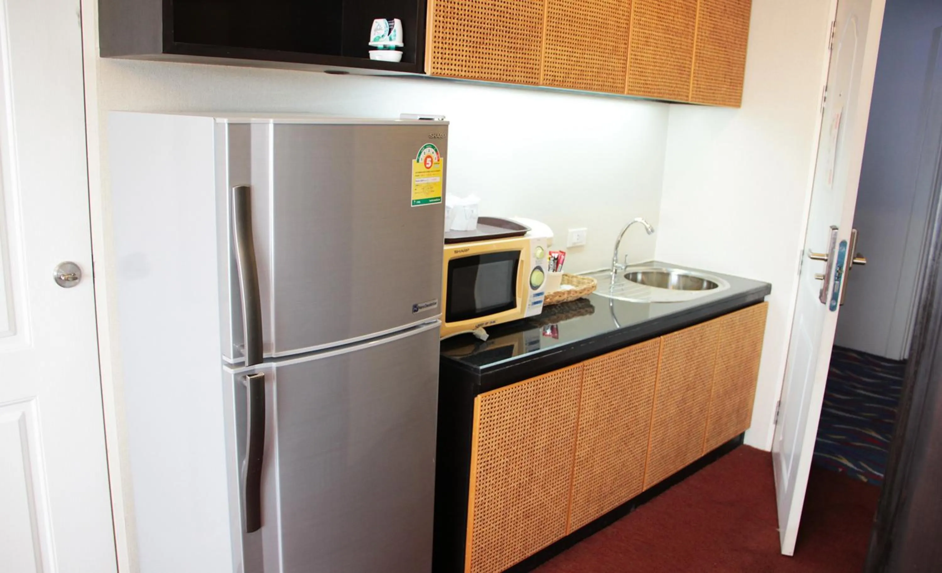 Kitchen or kitchenette in V Verve Service Apartment Hotel