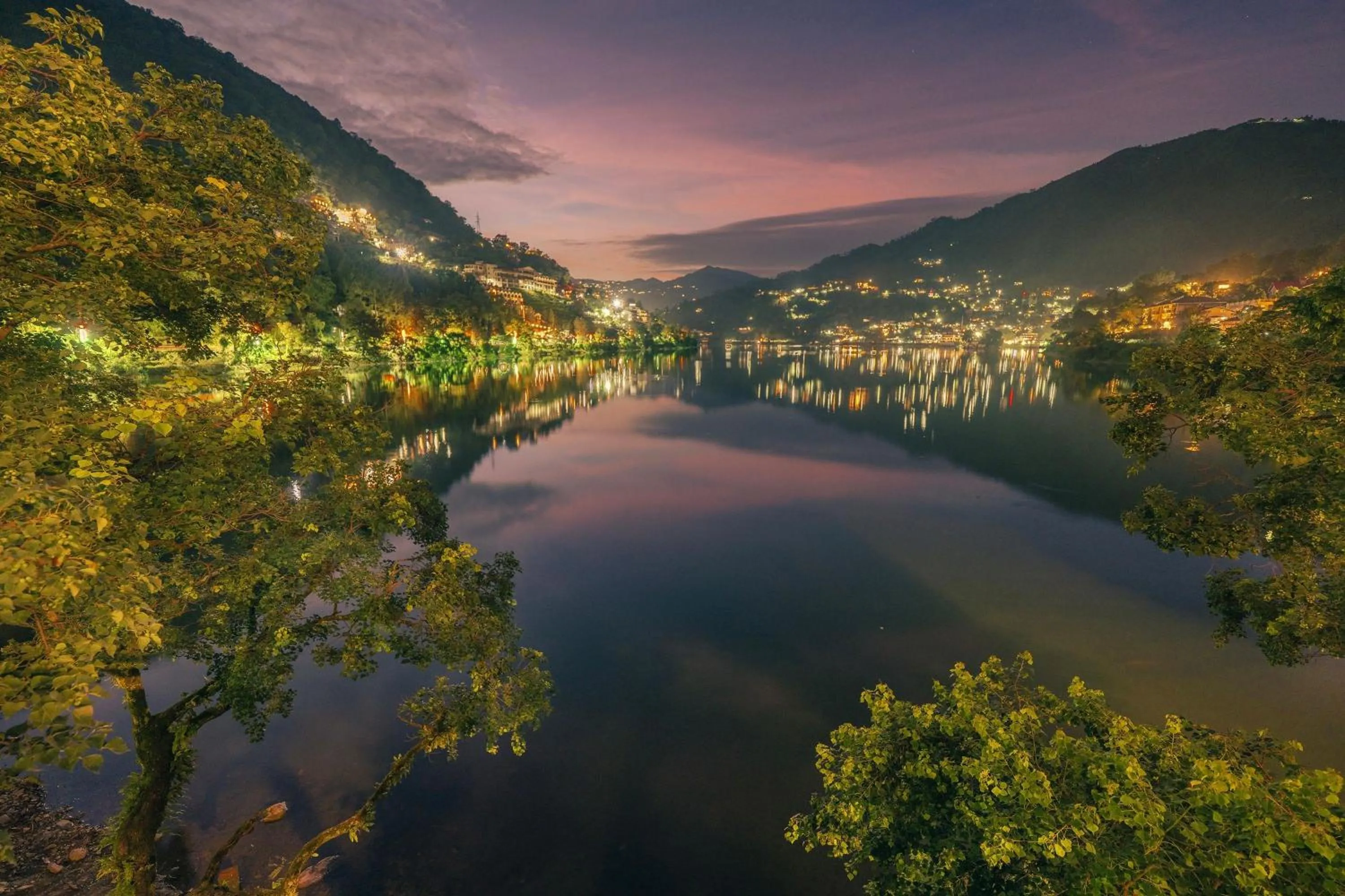 Bird's eye view in Echor Malusara Lakeview Retreat Bhimtal