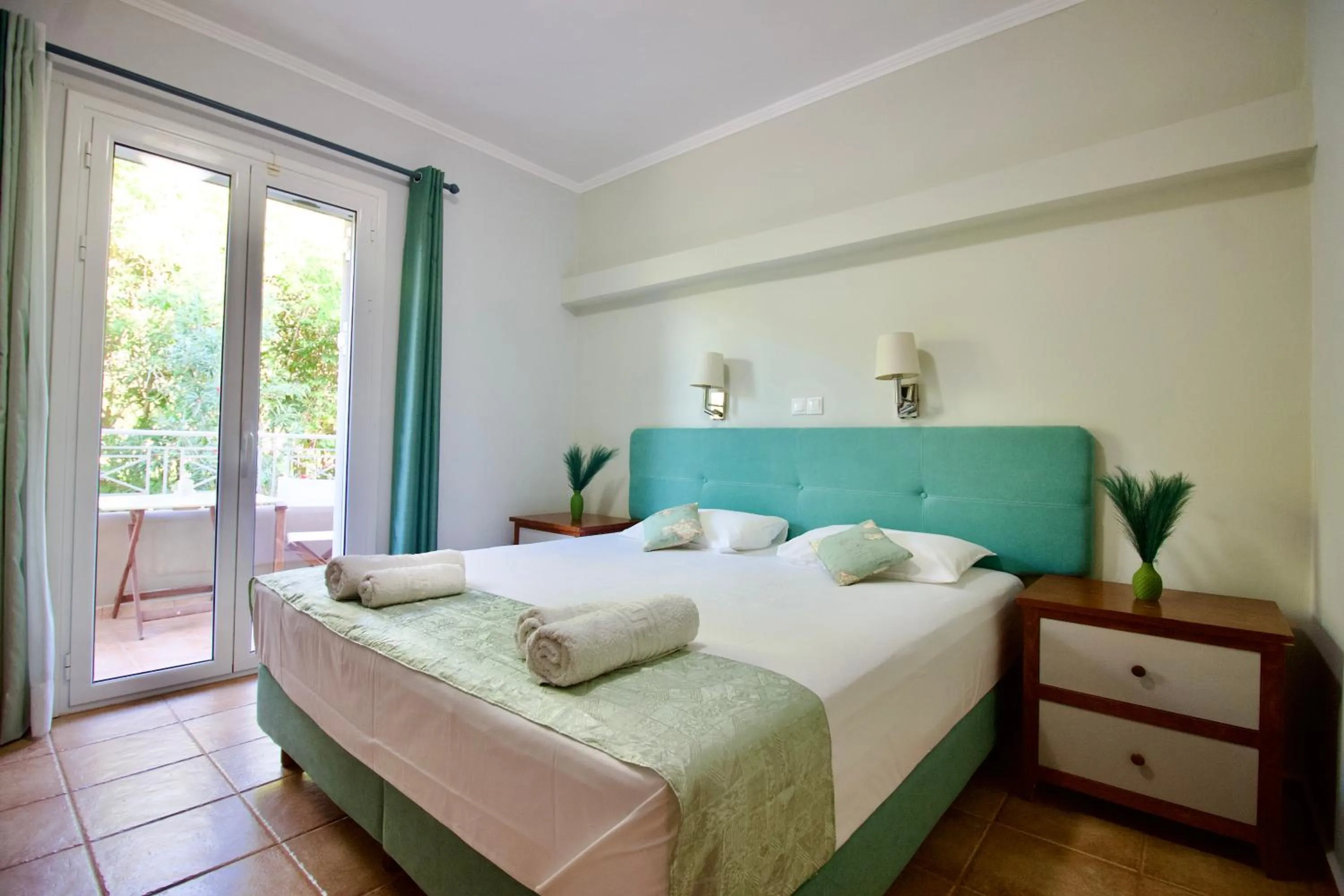 Bed in Aggelina's Apartments