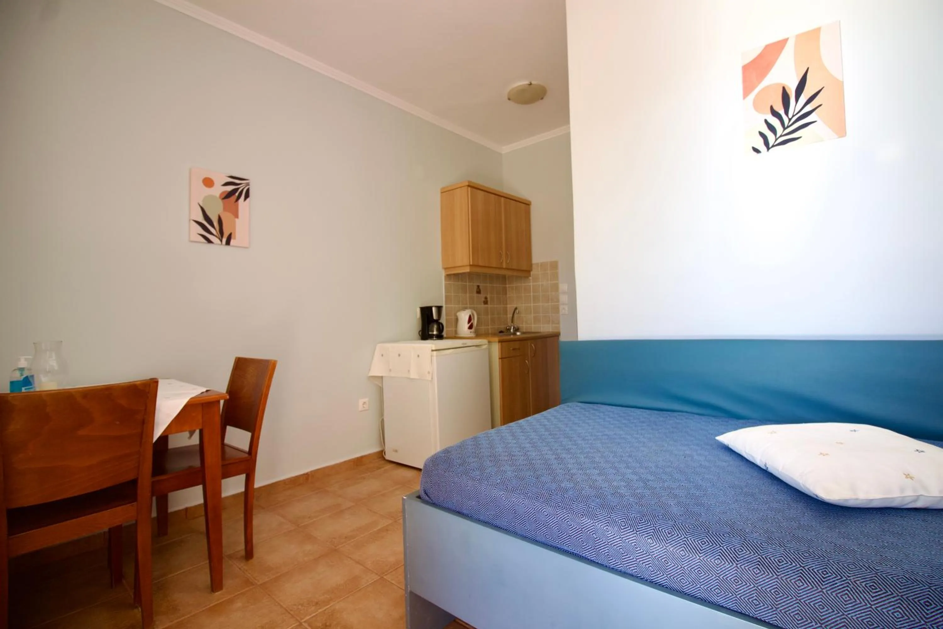 Kitchen or kitchenette in Aggelina's Apartments