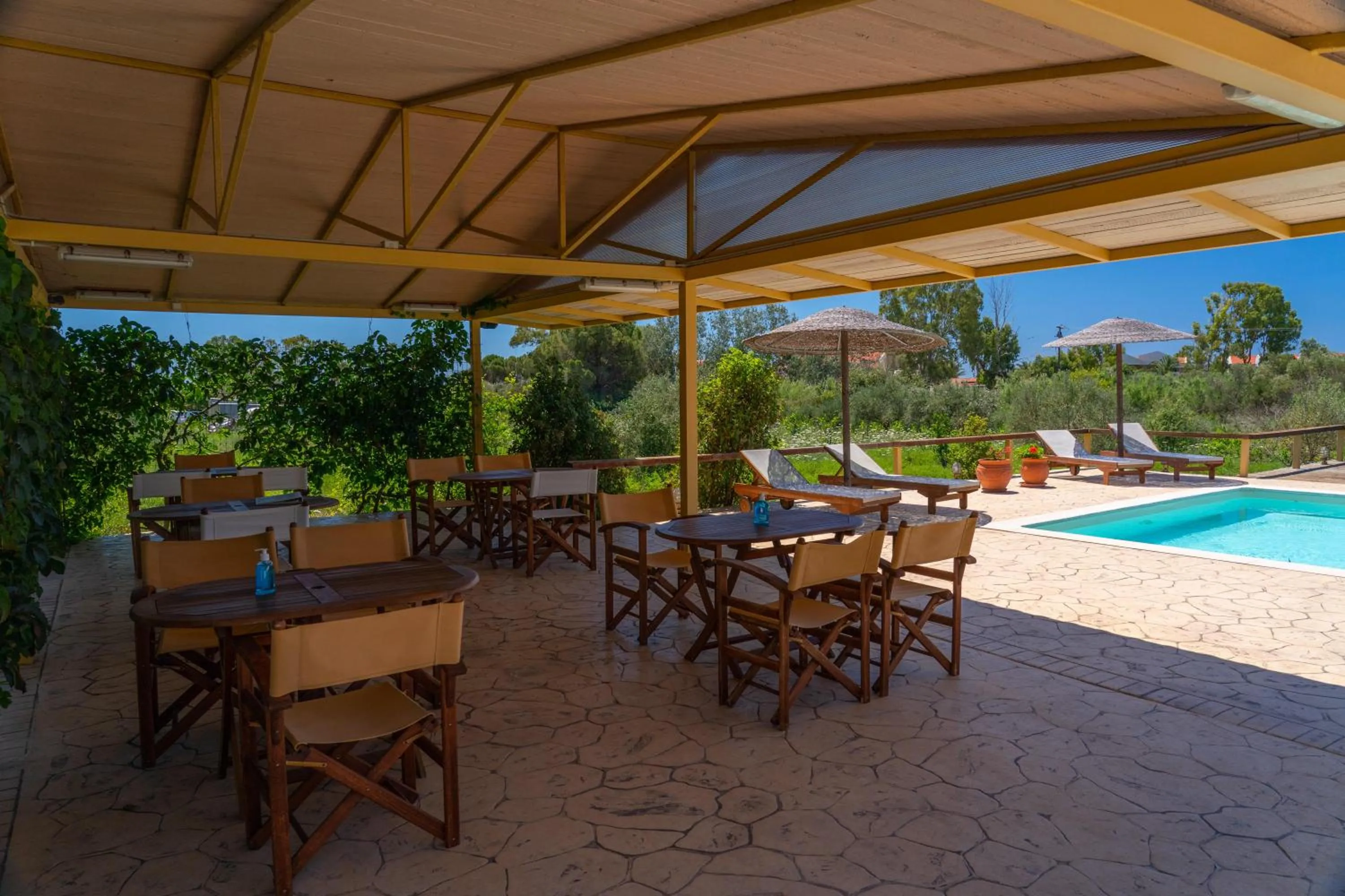 Patio in Aggelina's Apartments