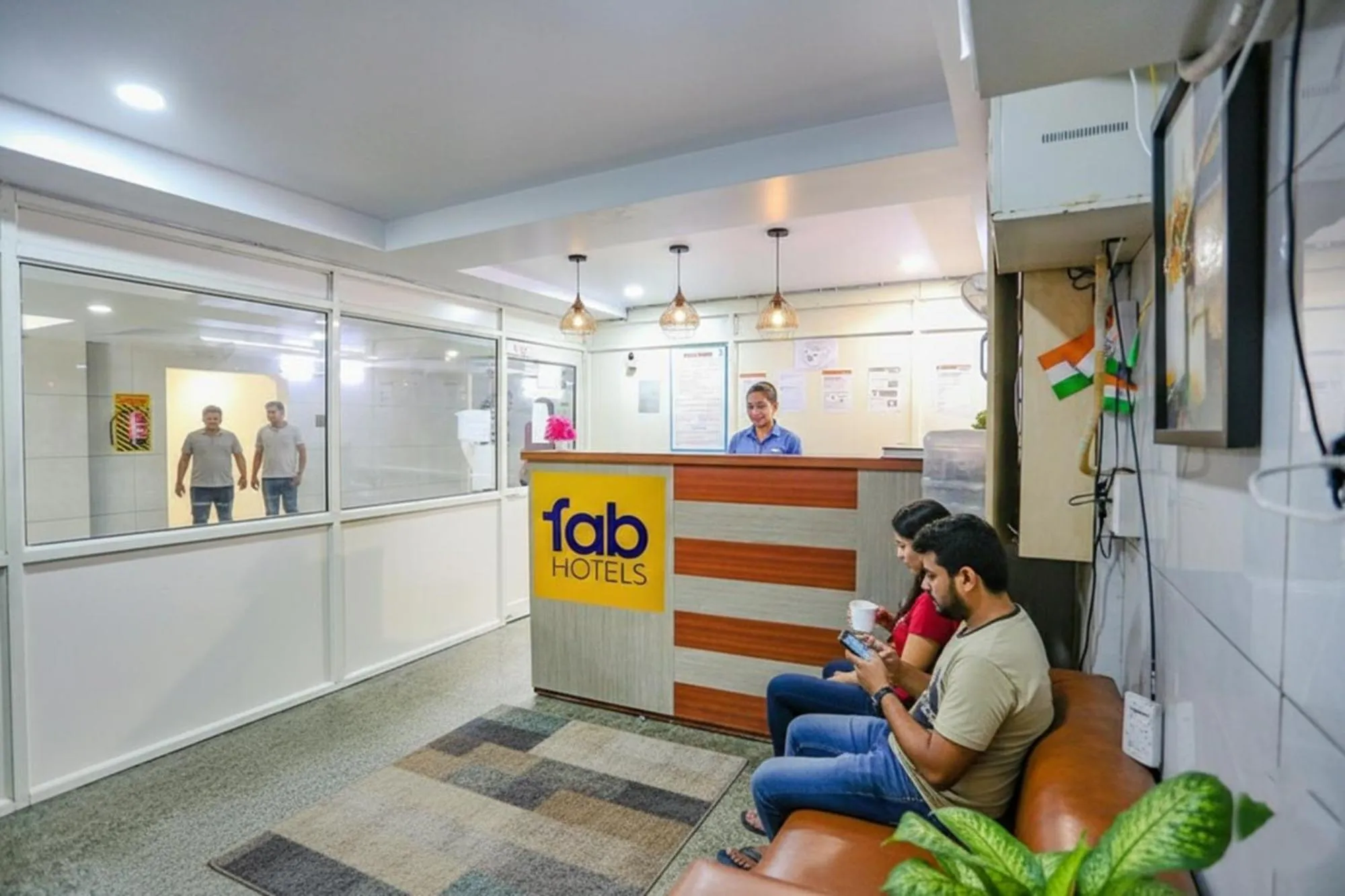 Lobby or reception in Via Rama