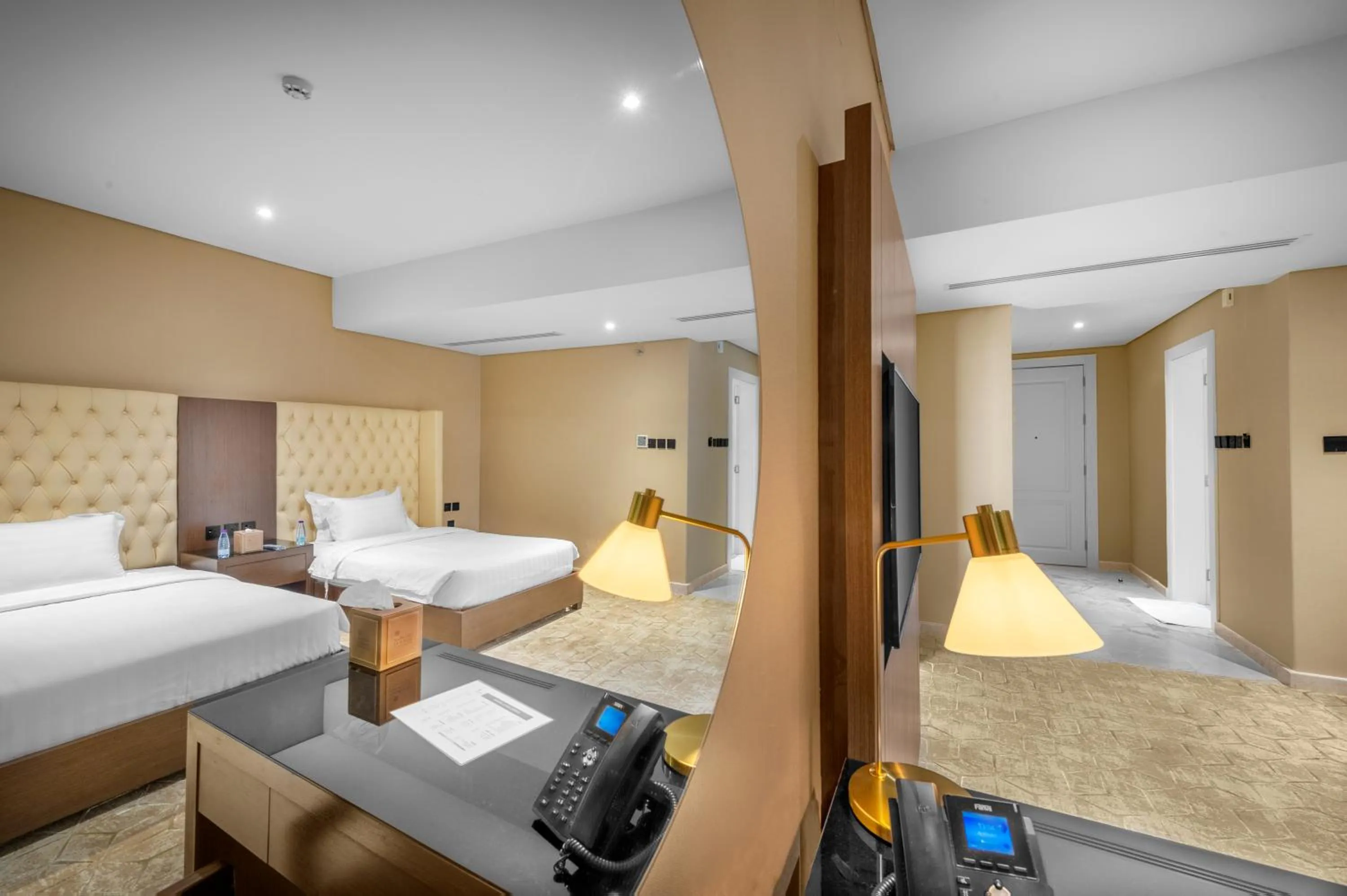 Bed in فندق سكناي رويال - Suknai Royal Hotel