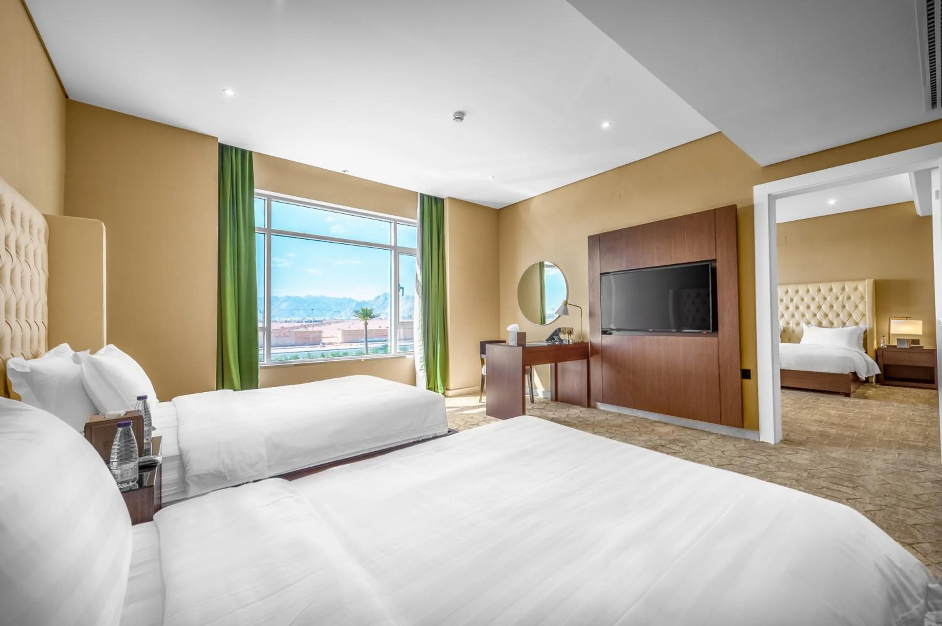 Bed in فندق سكناي رويال - Suknai Royal Hotel