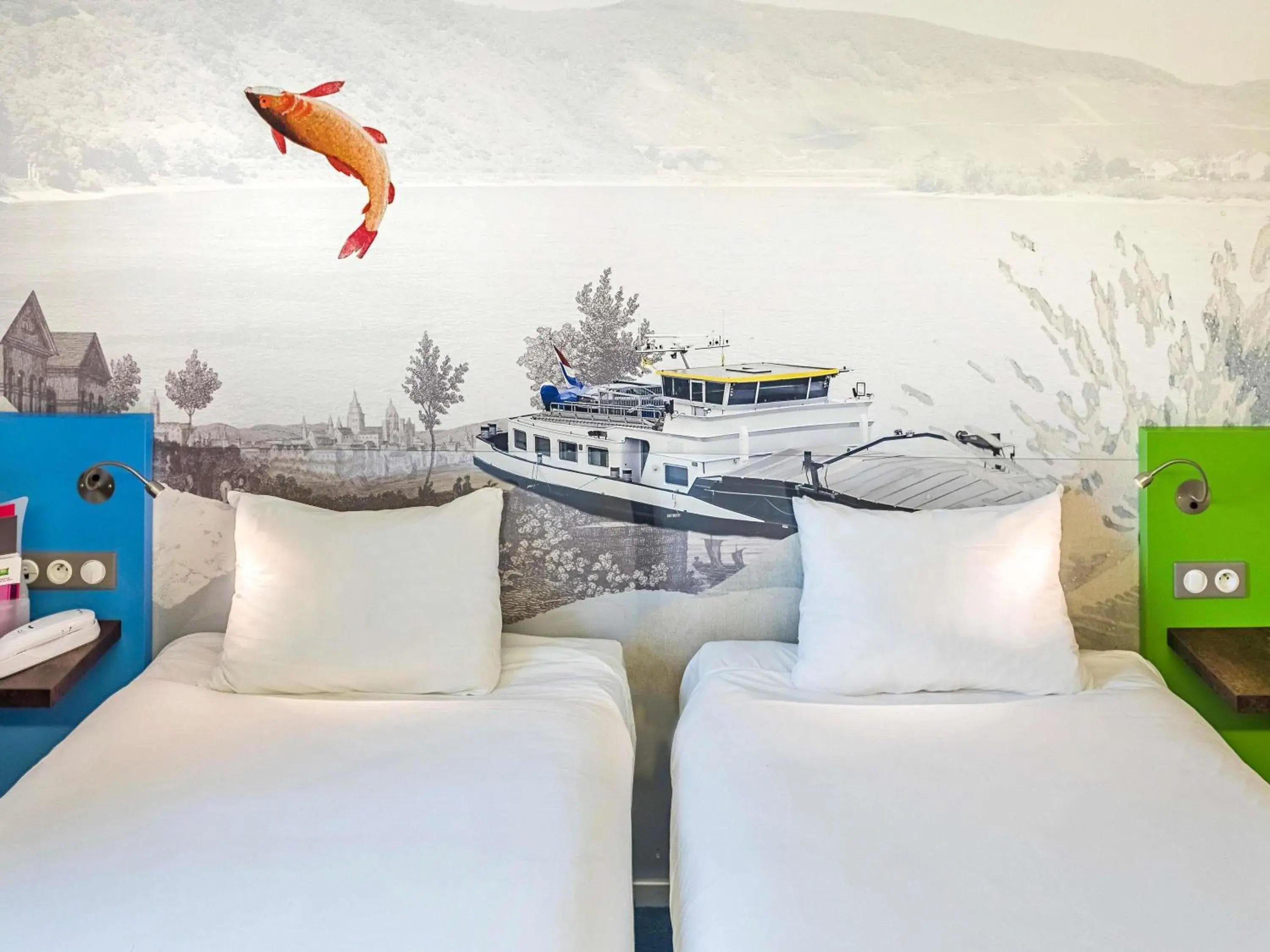 Bedroom, Bed in ibis Styles Strasbourg Avenue du Rhin Bedroom, Bed in ibis Styles Strasbourg Avenue du Rhin