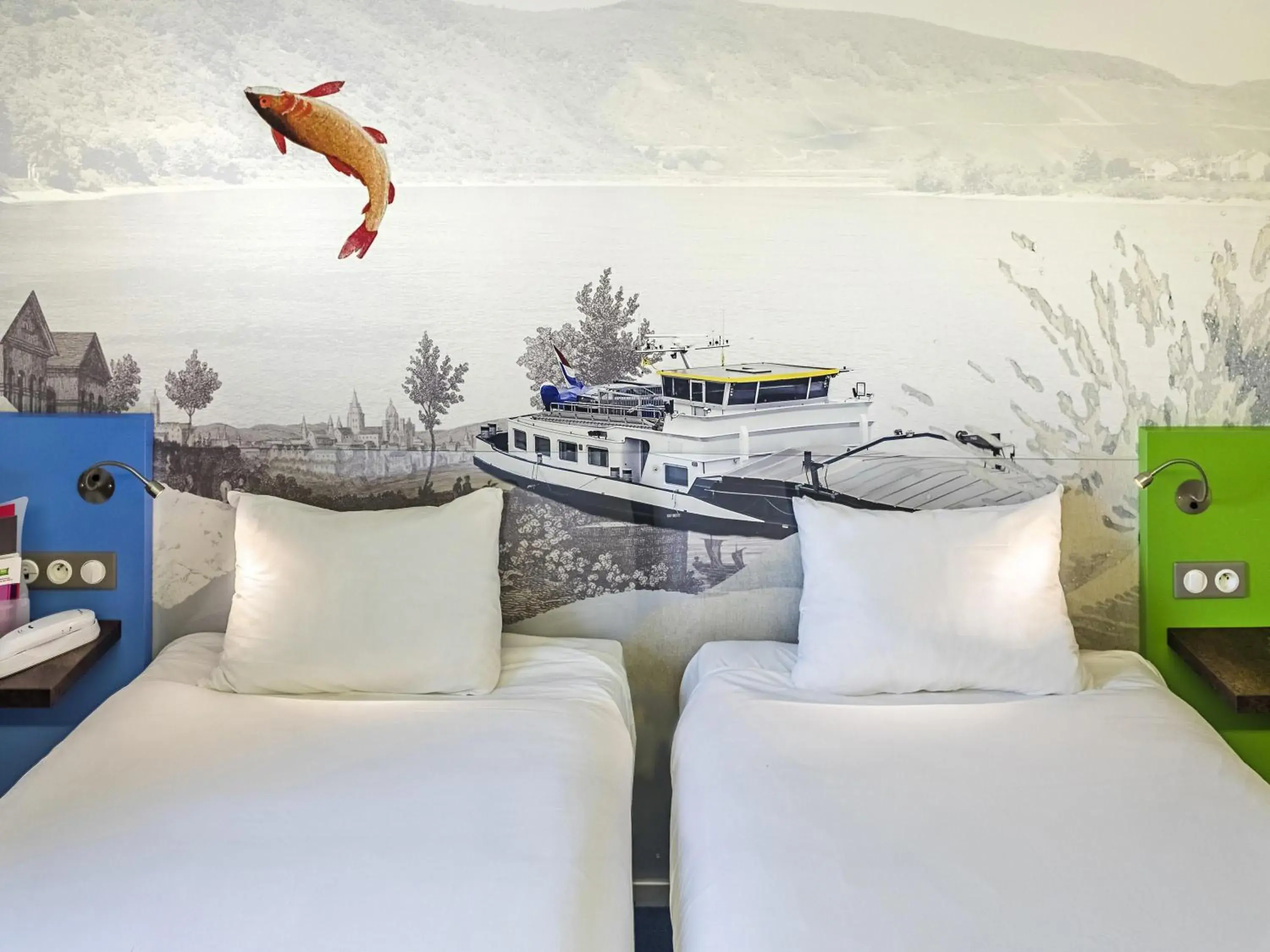 Bedroom, Bed in ibis Styles Strasbourg Avenue du Rhin Bedroom, Bed in ibis Styles Strasbourg Avenue du Rhin