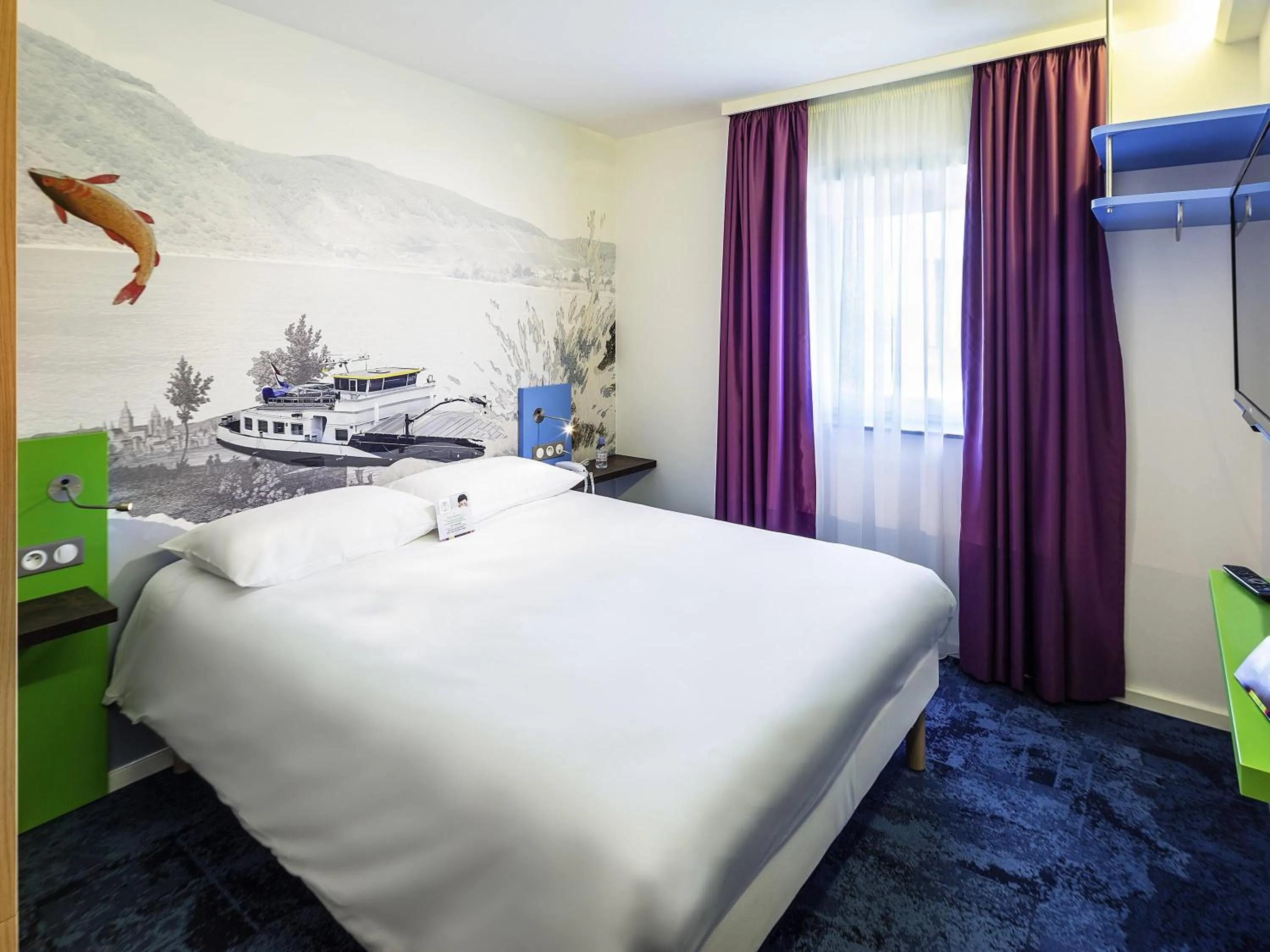Bedroom, Bed in ibis Styles Strasbourg Avenue du Rhin
