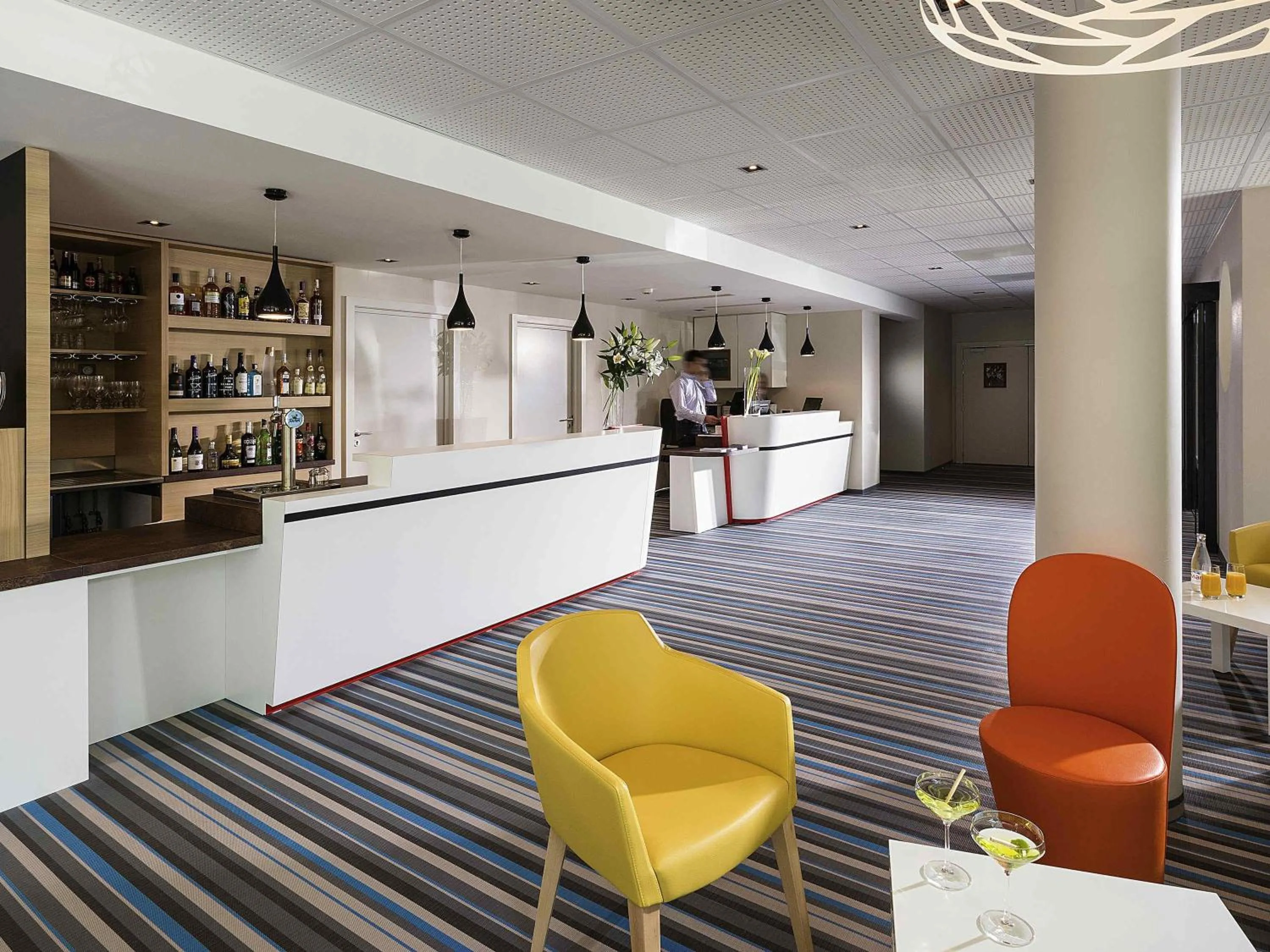 Lounge or bar in ibis Styles Strasbourg Avenue du Rhin