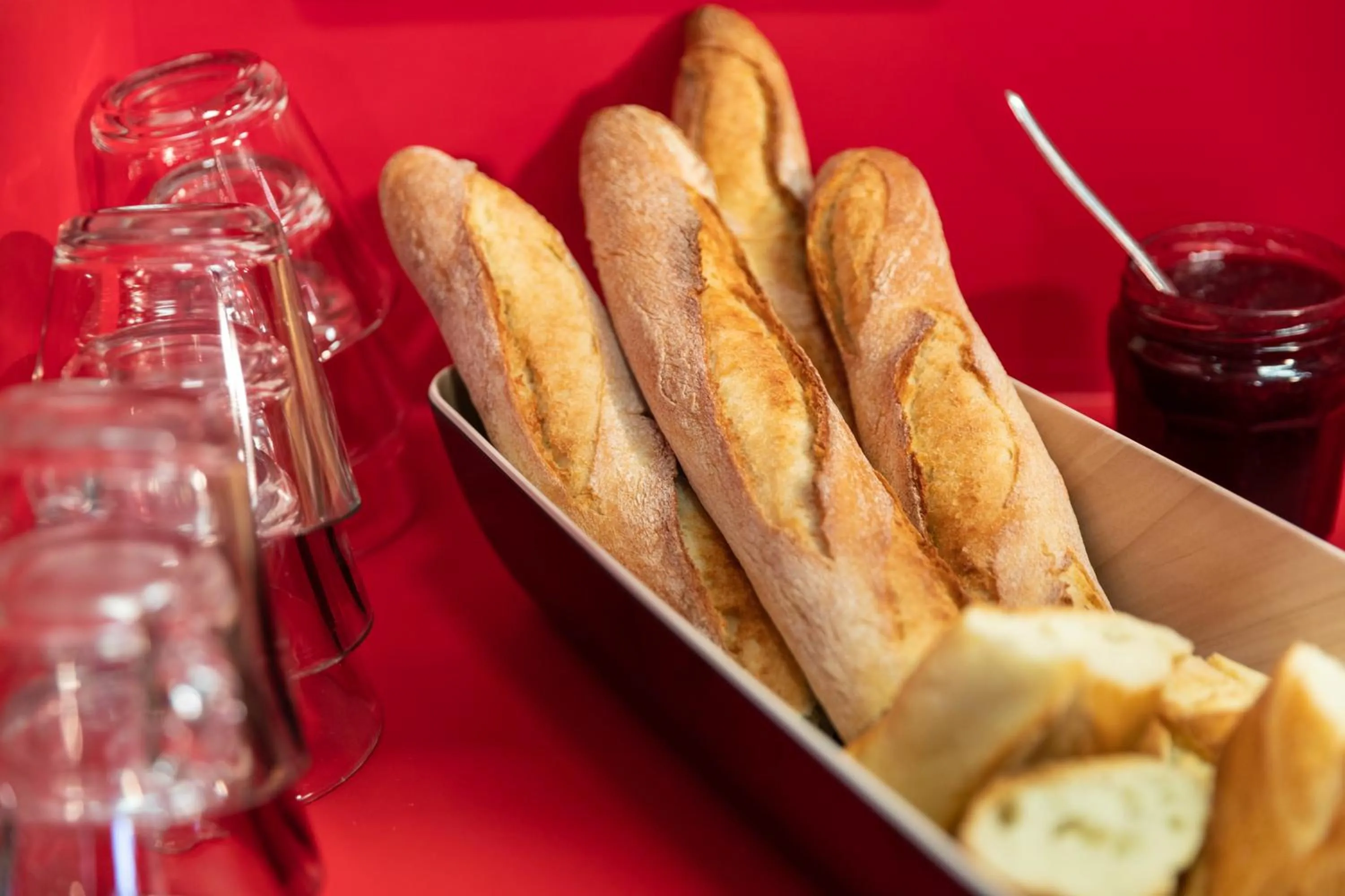 Buffet breakfast in hotelF1 Rungis Orly