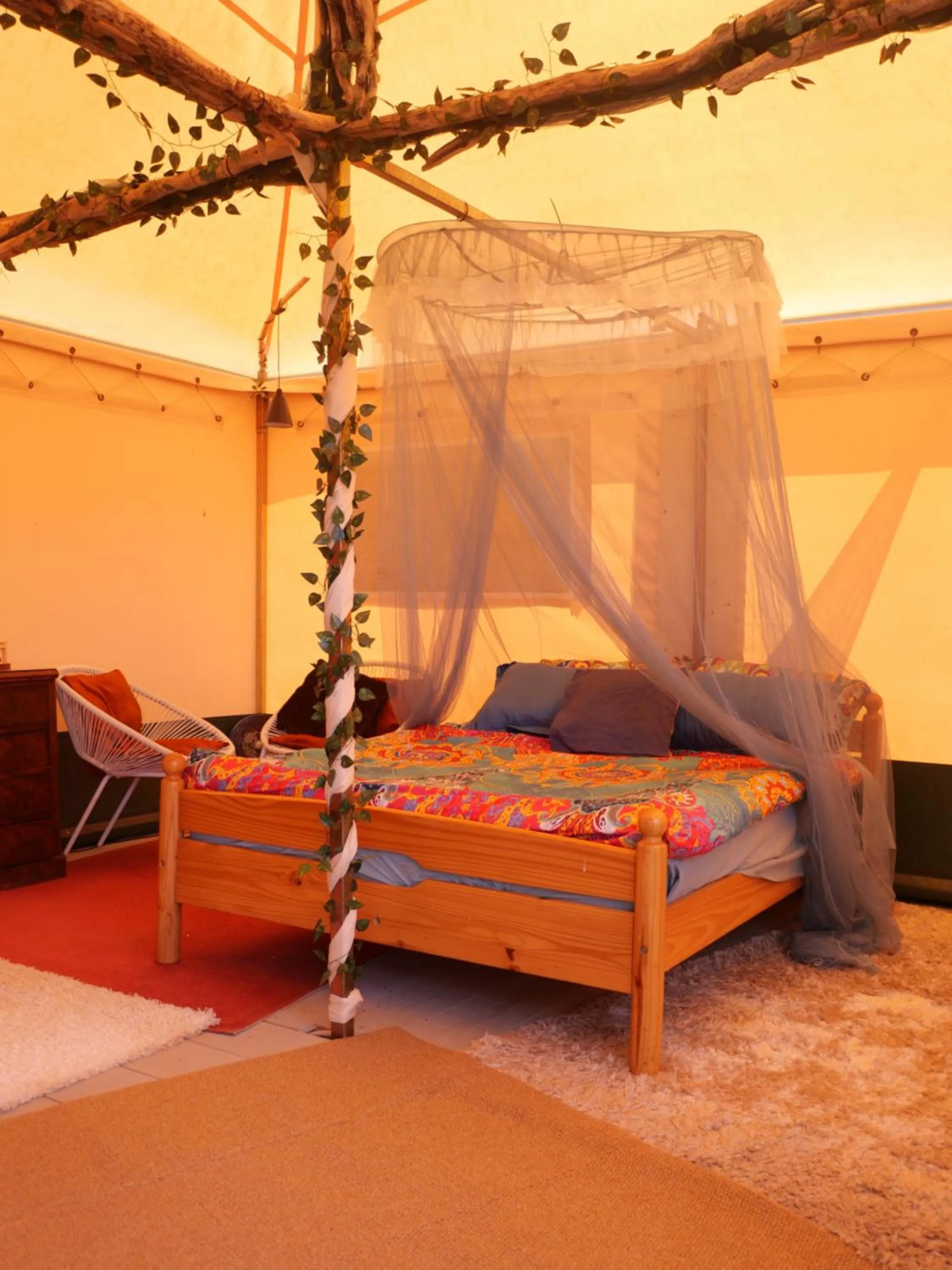 Bedroom, Bed in Maison Dougnac