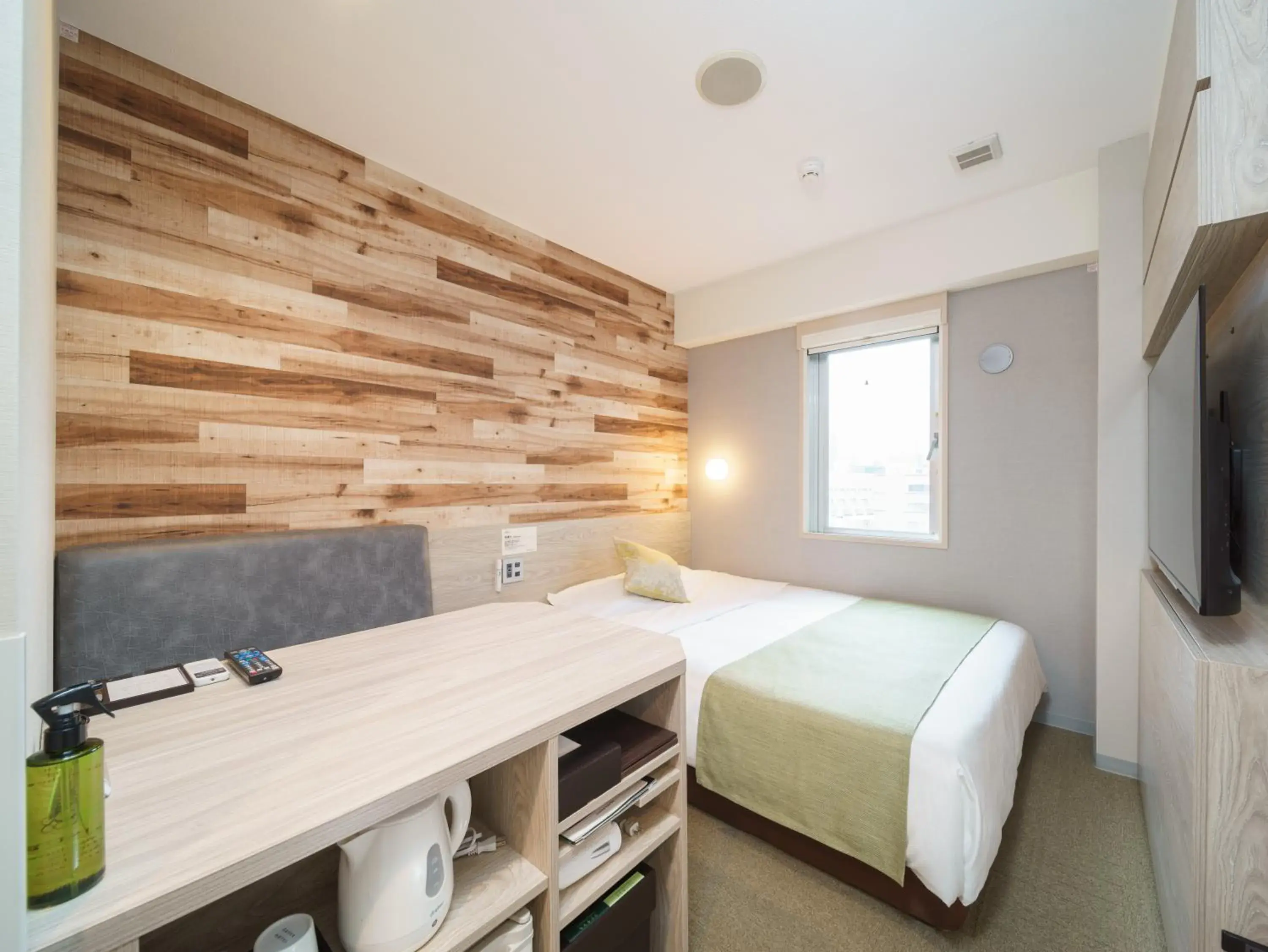 Bed in Super Hotel Sendai Hirose Dori Bed in Super Hotel Sendai Hirose Dori