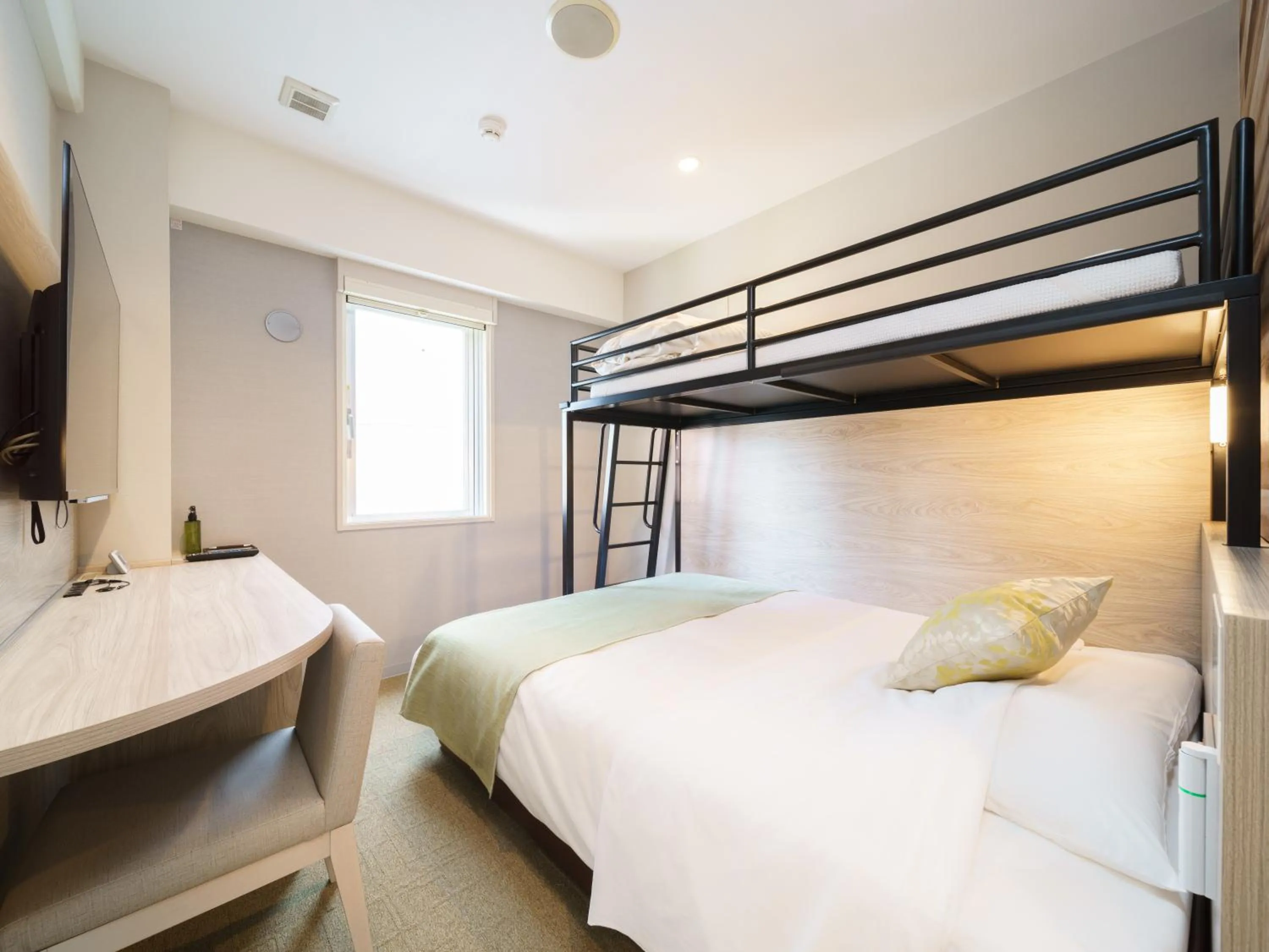 Bed in Super Hotel Sendai Hirose Dori