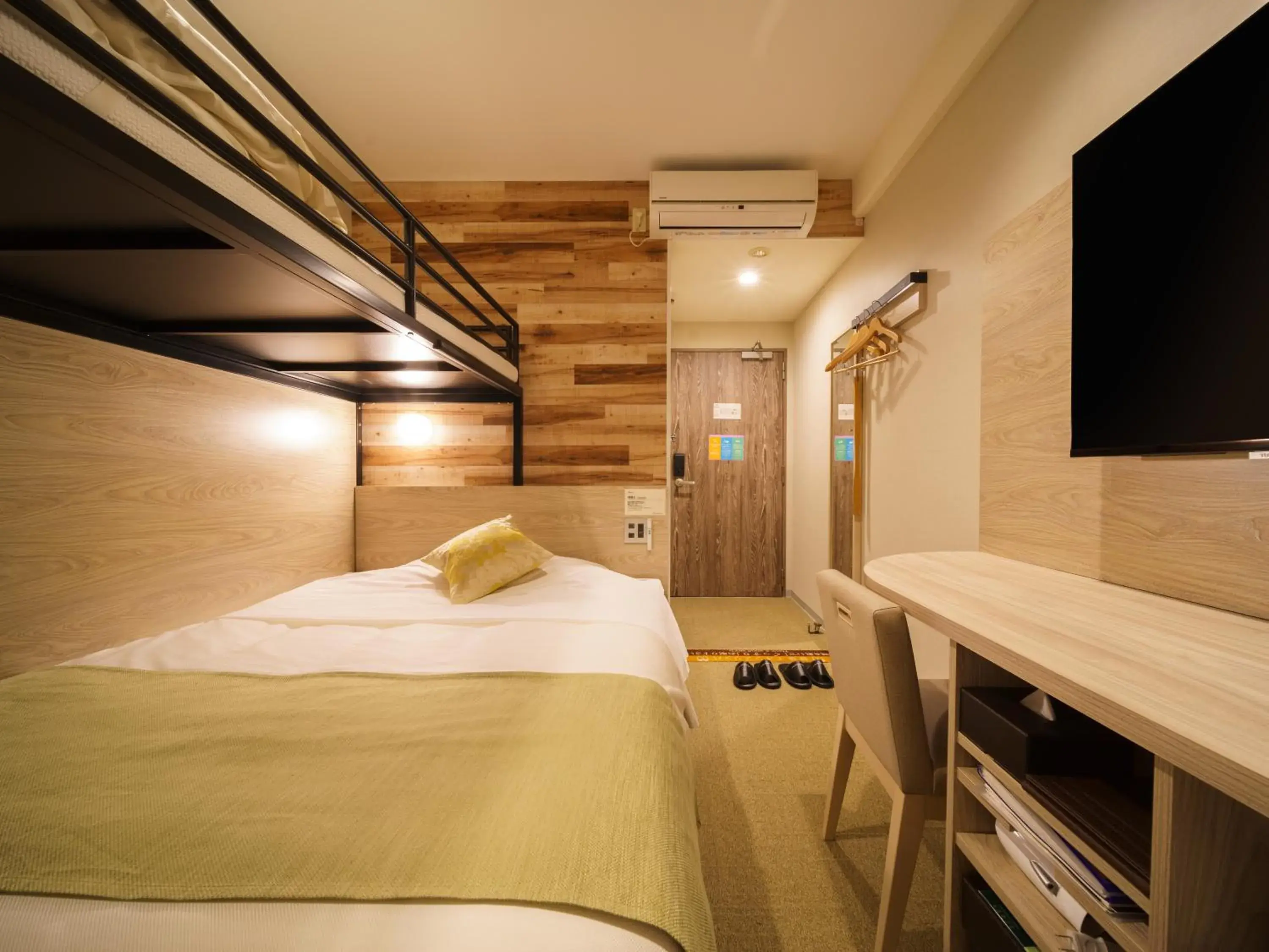 Bed in Super Hotel Sendai Hirose Dori Bed in Super Hotel Sendai Hirose Dori