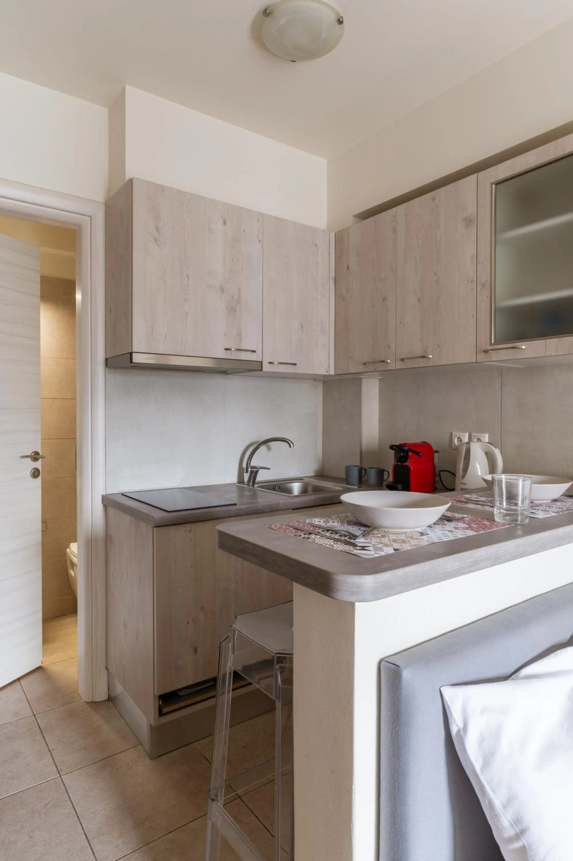 Kitchen or kitchenette in Elvita Apartments 3