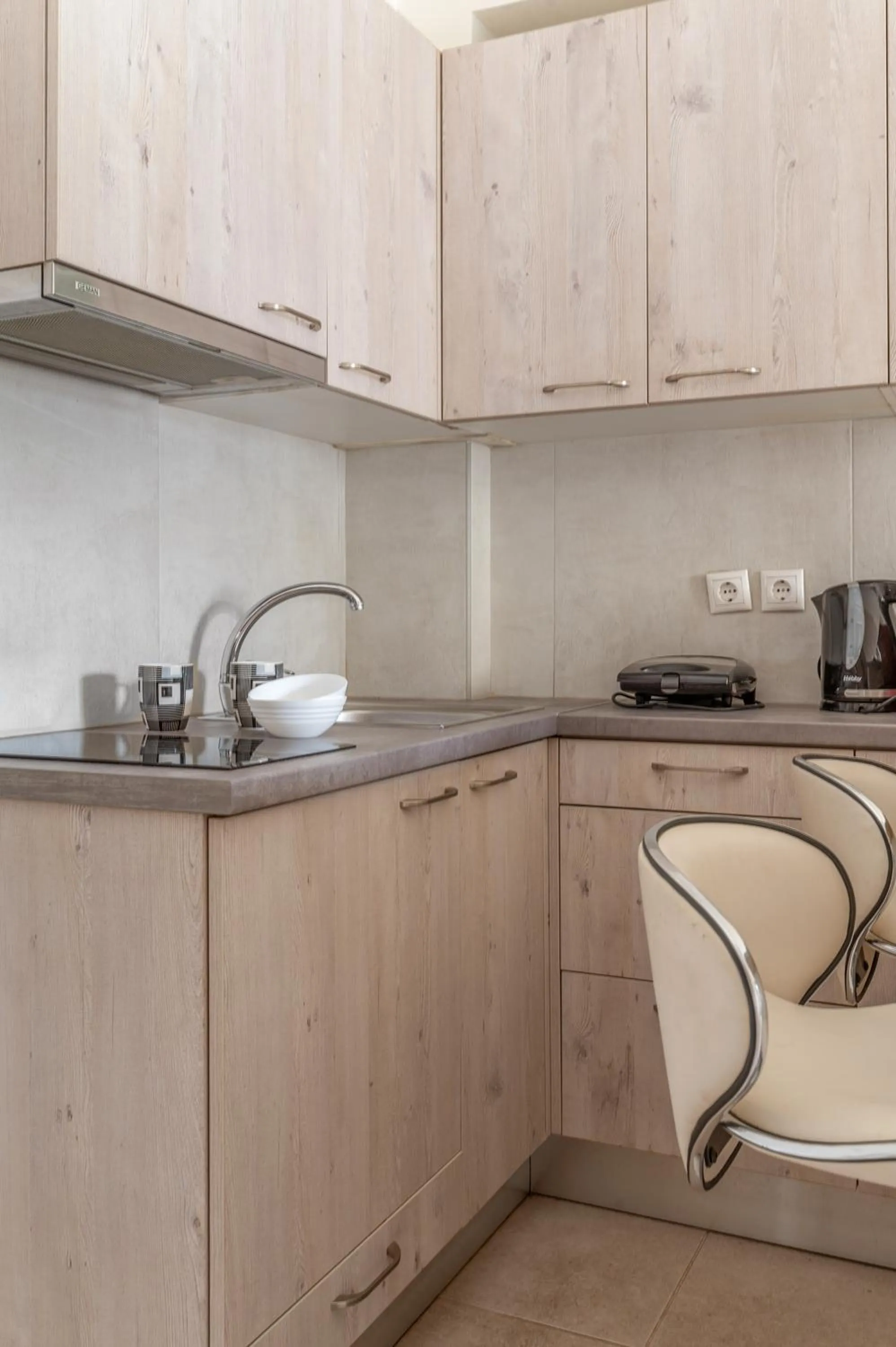 Kitchen or kitchenette in Elvita Apartments 3