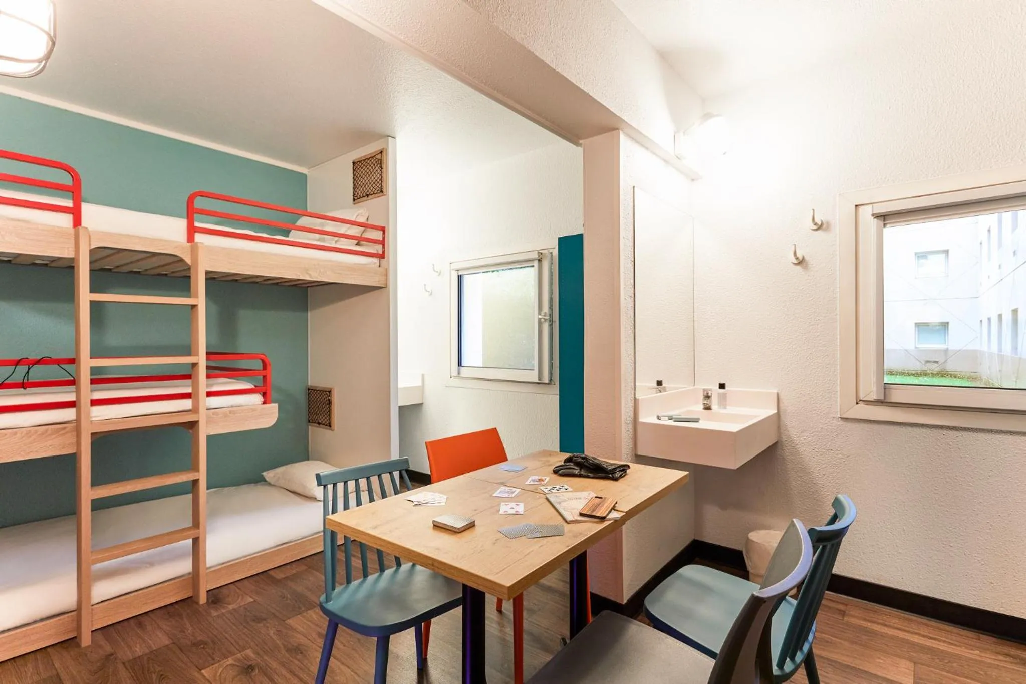 Bedroom, Bed in hotelF1 Dijon Nord